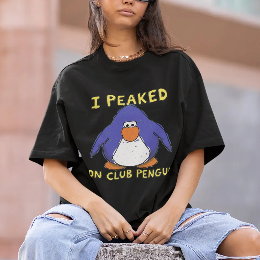 I Peaked on Club Penguin T-Shirt - Image 7