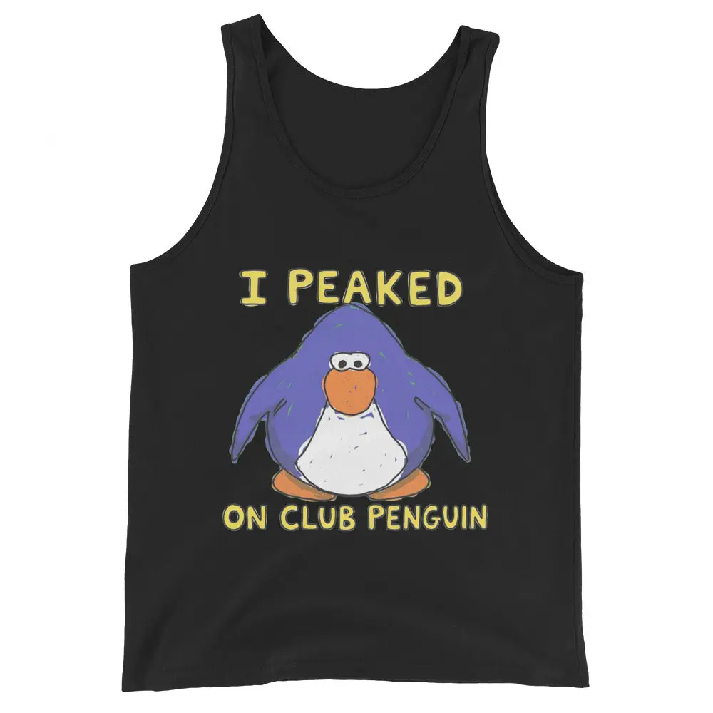 I Peaked on Club Penguin Tank Top