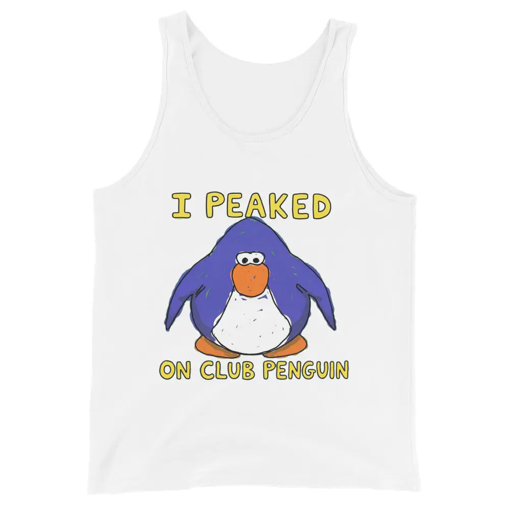 I Peaked on Club Penguin Tank Top - Image 2