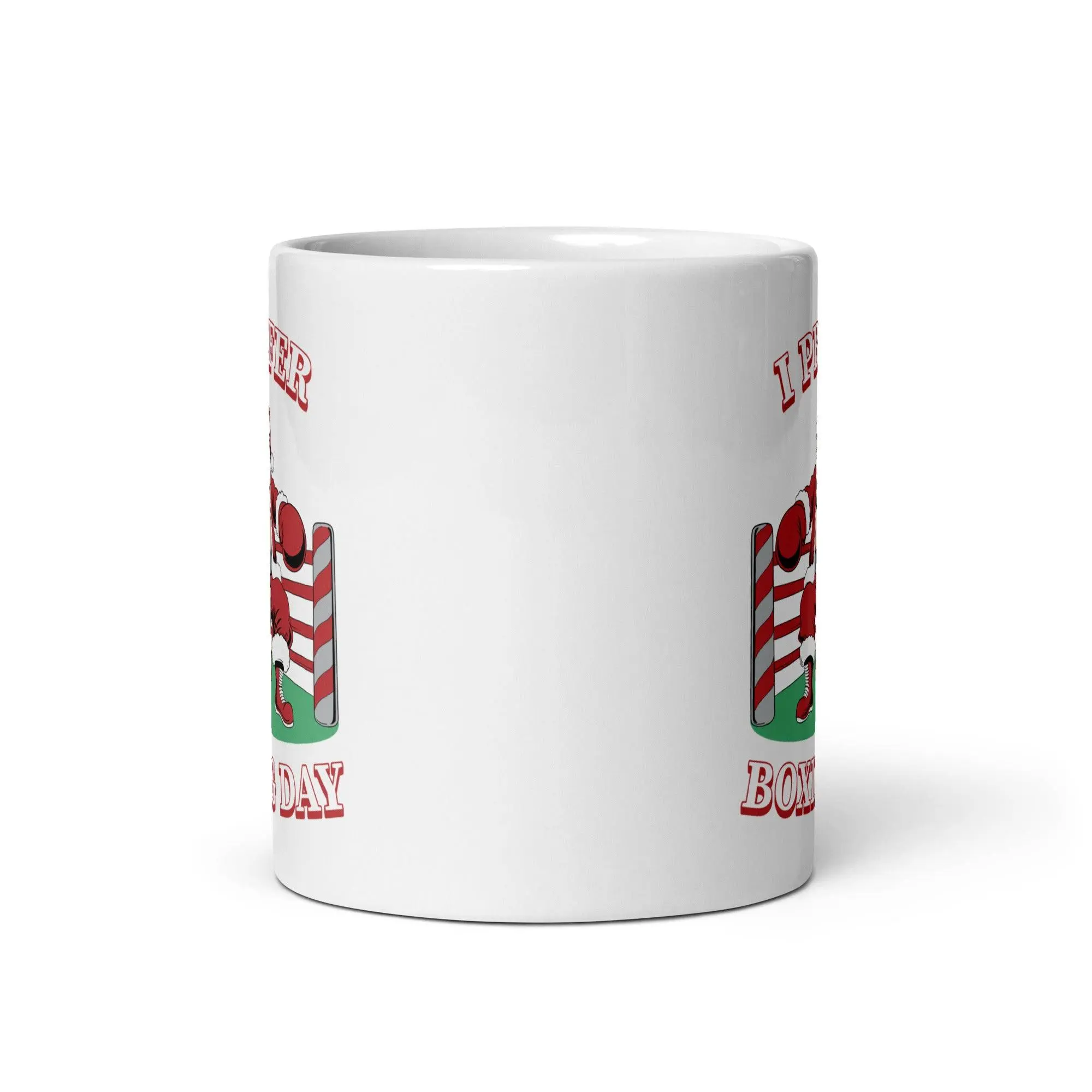 I Prefer Boxing Day White glossy mug - Image 3
