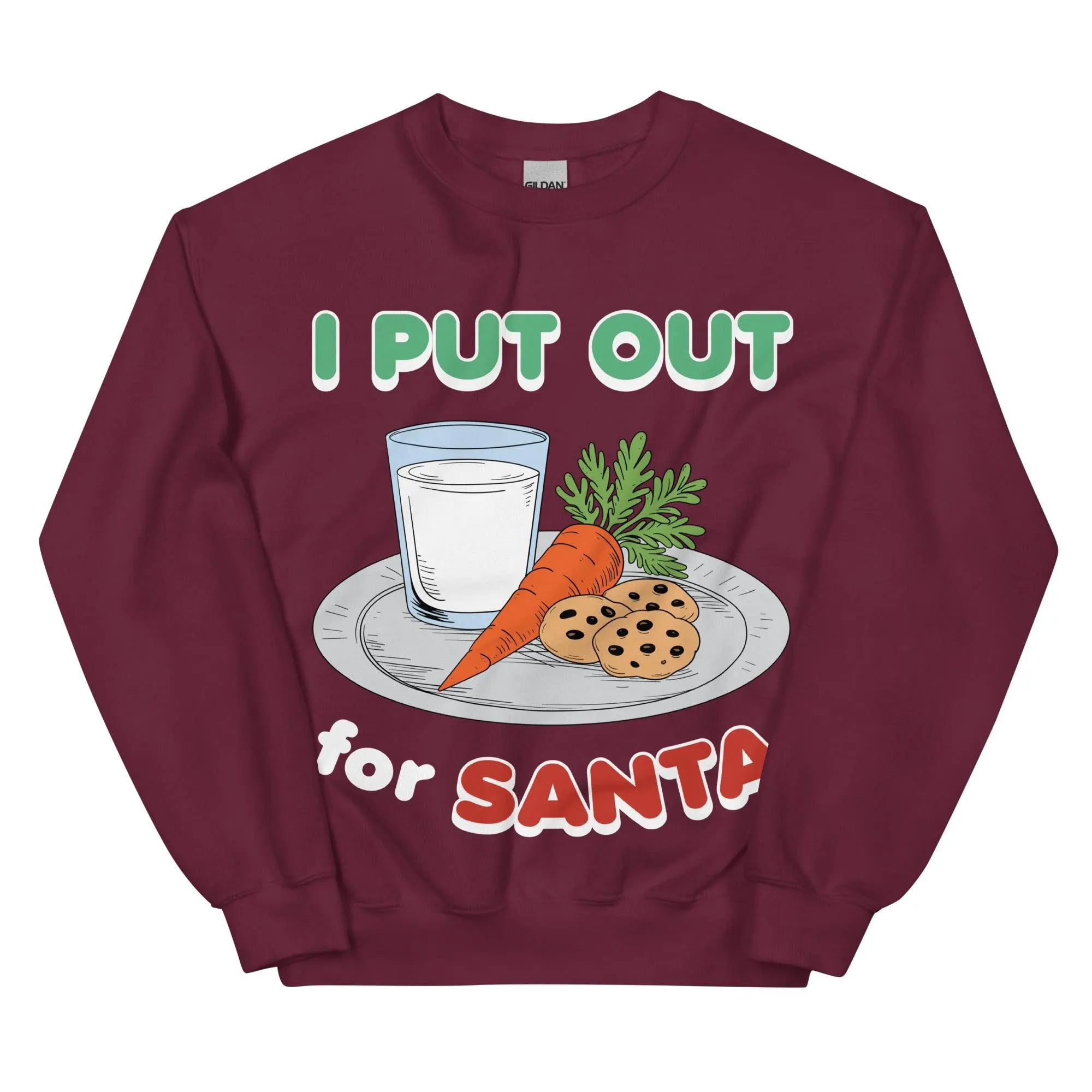 I Put out for Santa sweatshirt - Image 4
