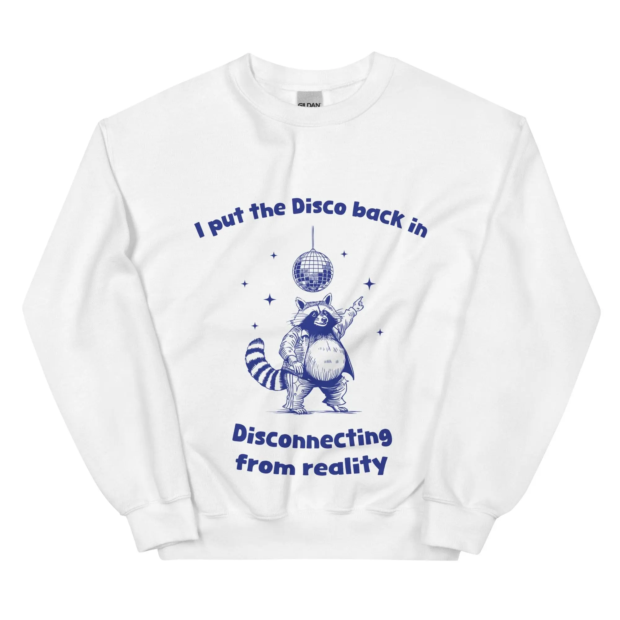I Put the Disco into Disconnecting from Reality sweatshirt