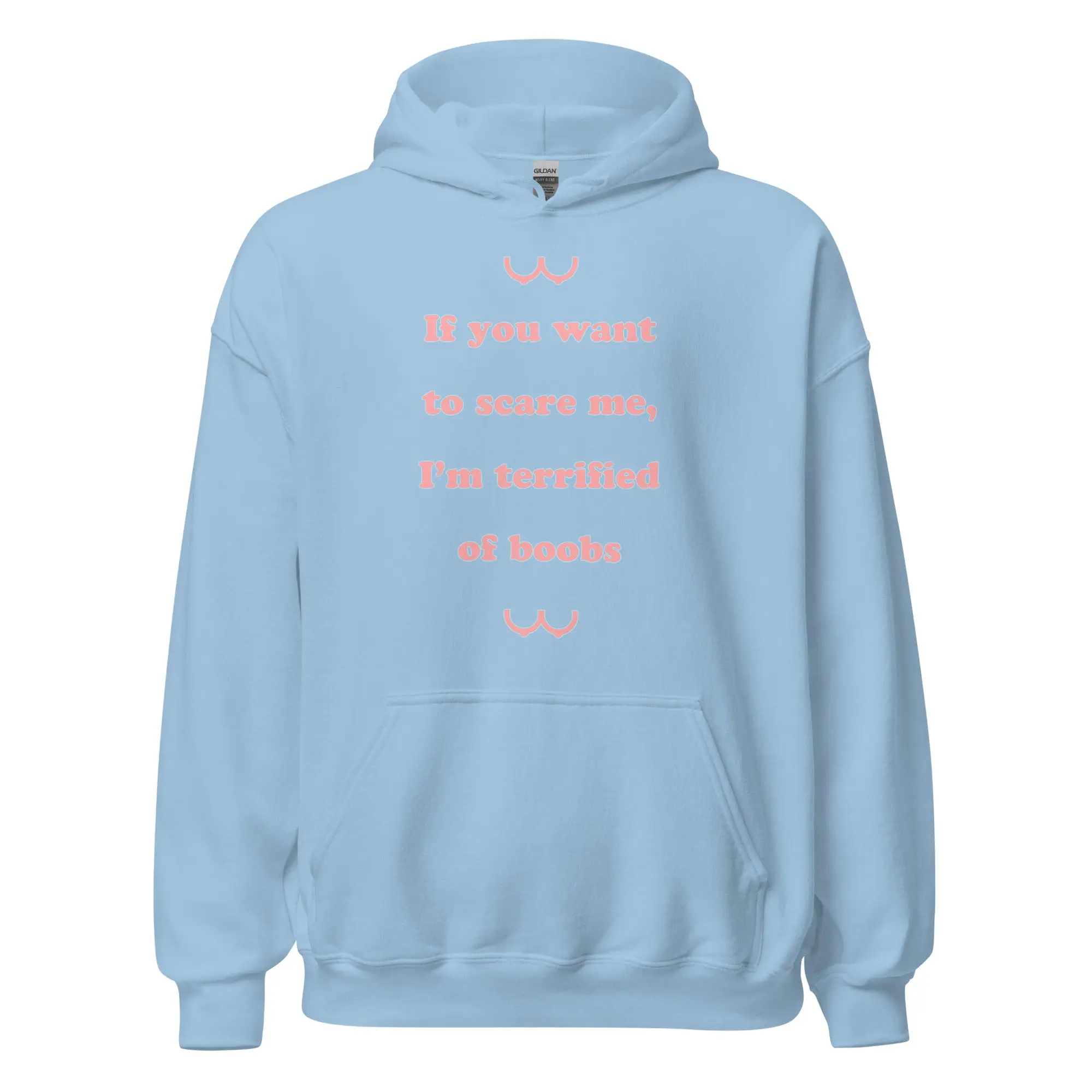 If you want to scare me I'm teriffied of boobs Hoodie - Image 5