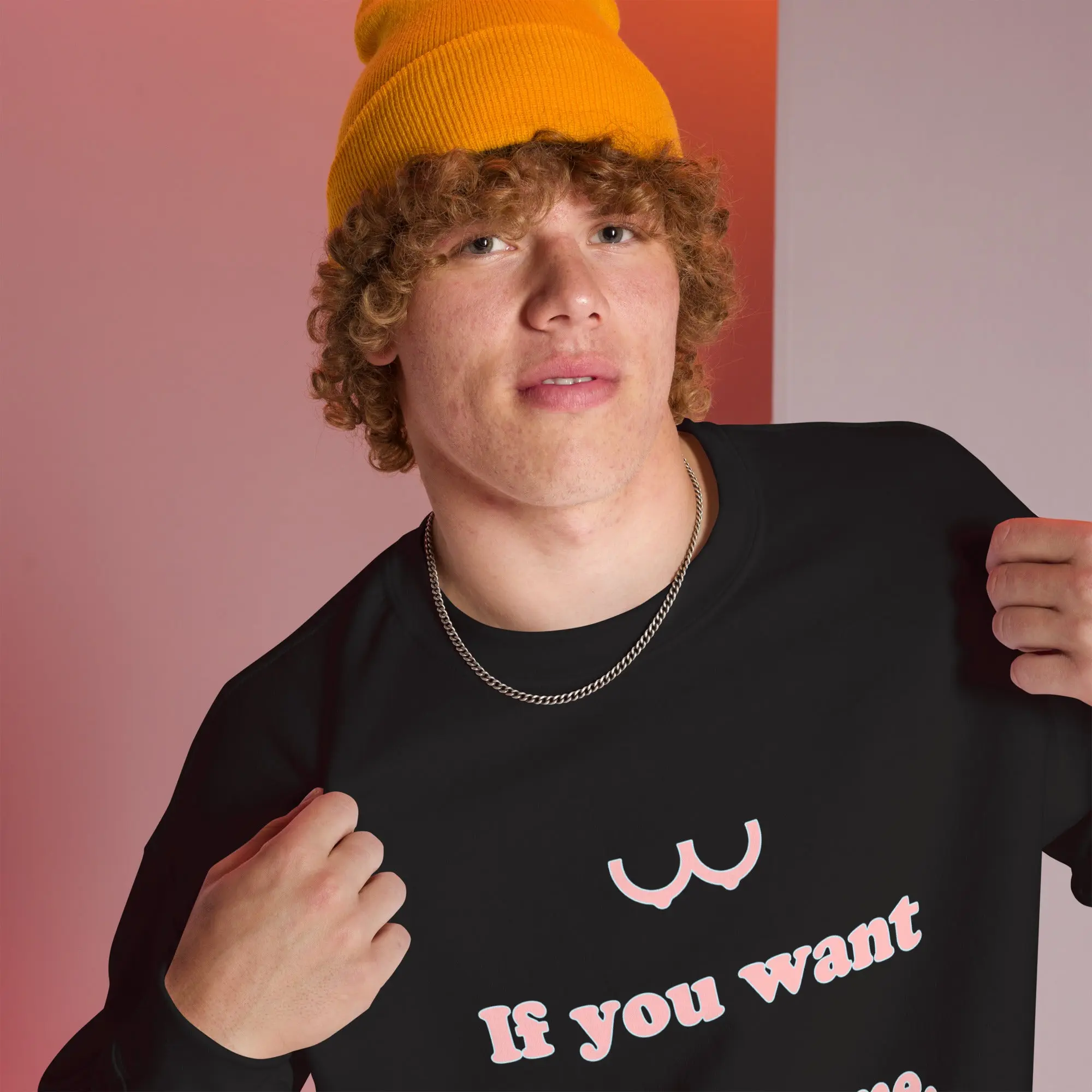 If you want to scare me I'm teriffied of boobs sweatshirt - Image 10