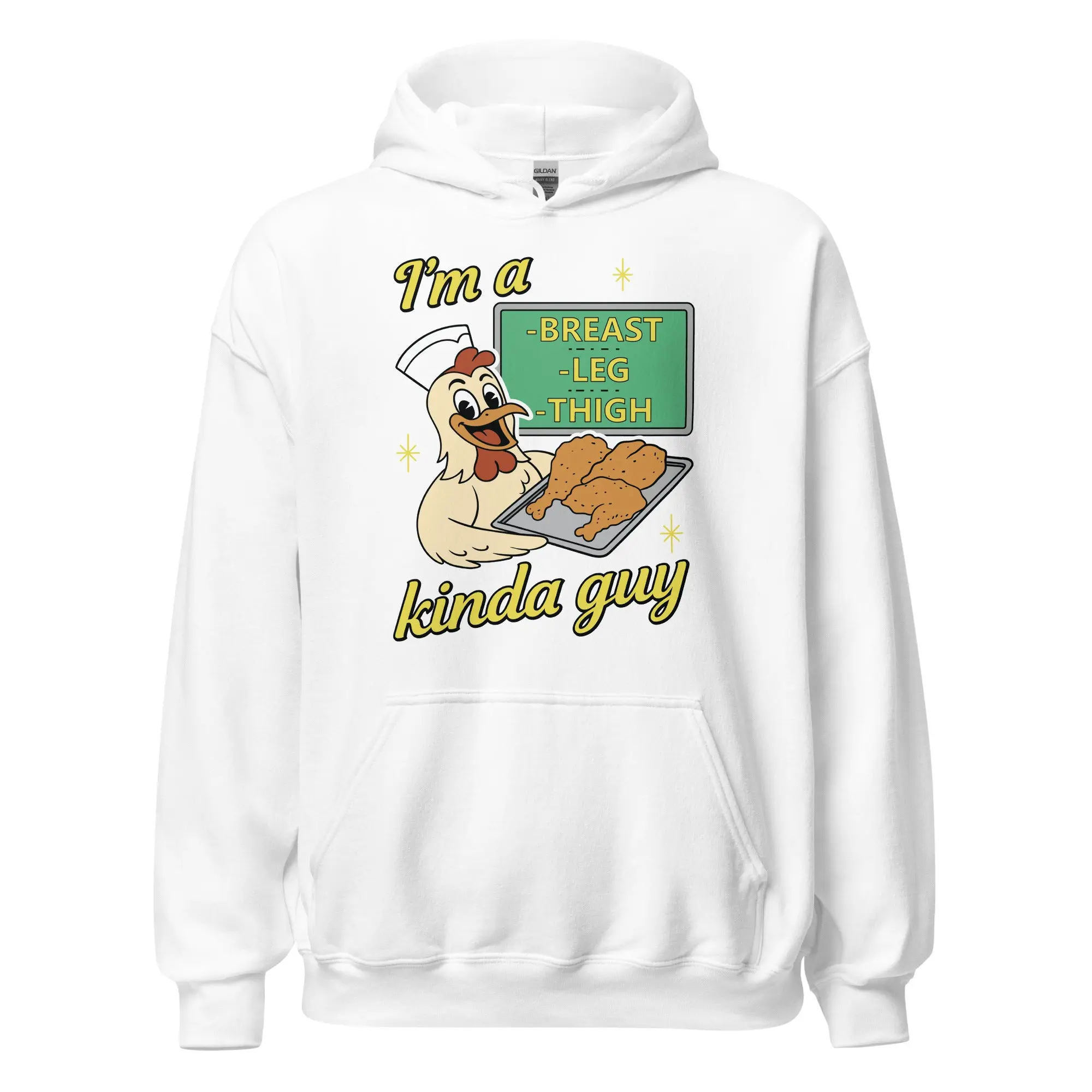 I'm a breast leg and thigh kinda guy (chicken) Hoodie - Image 7