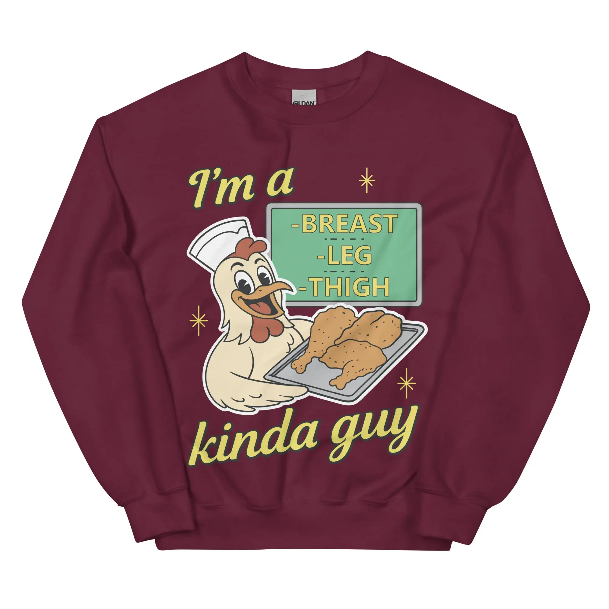 I'm a breast leg and thigh kinda guy (chicken) sweatshirt - Image 5