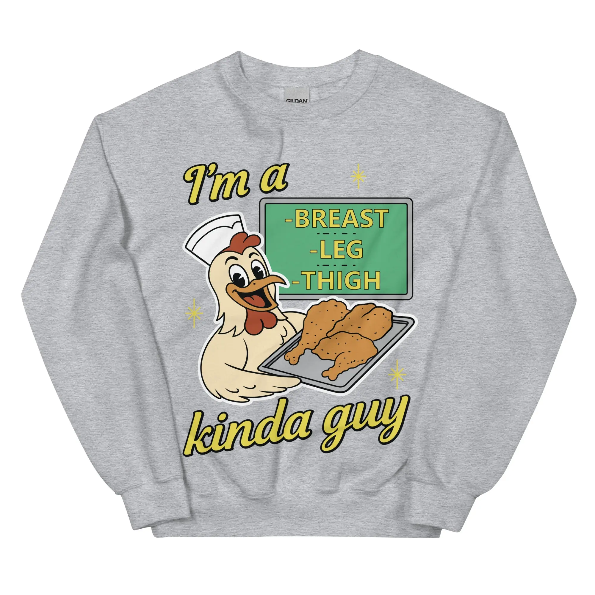 I'm a breast leg and thigh kinda guy (chicken) sweatshirt - Image 7