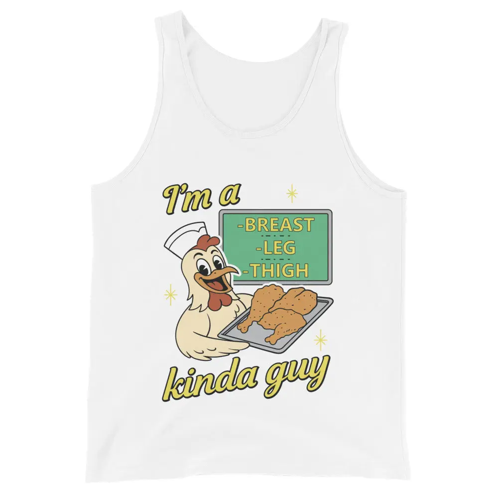 I'm a breast leg and thigh kinda guy (chicken) Tank Top - Image 2