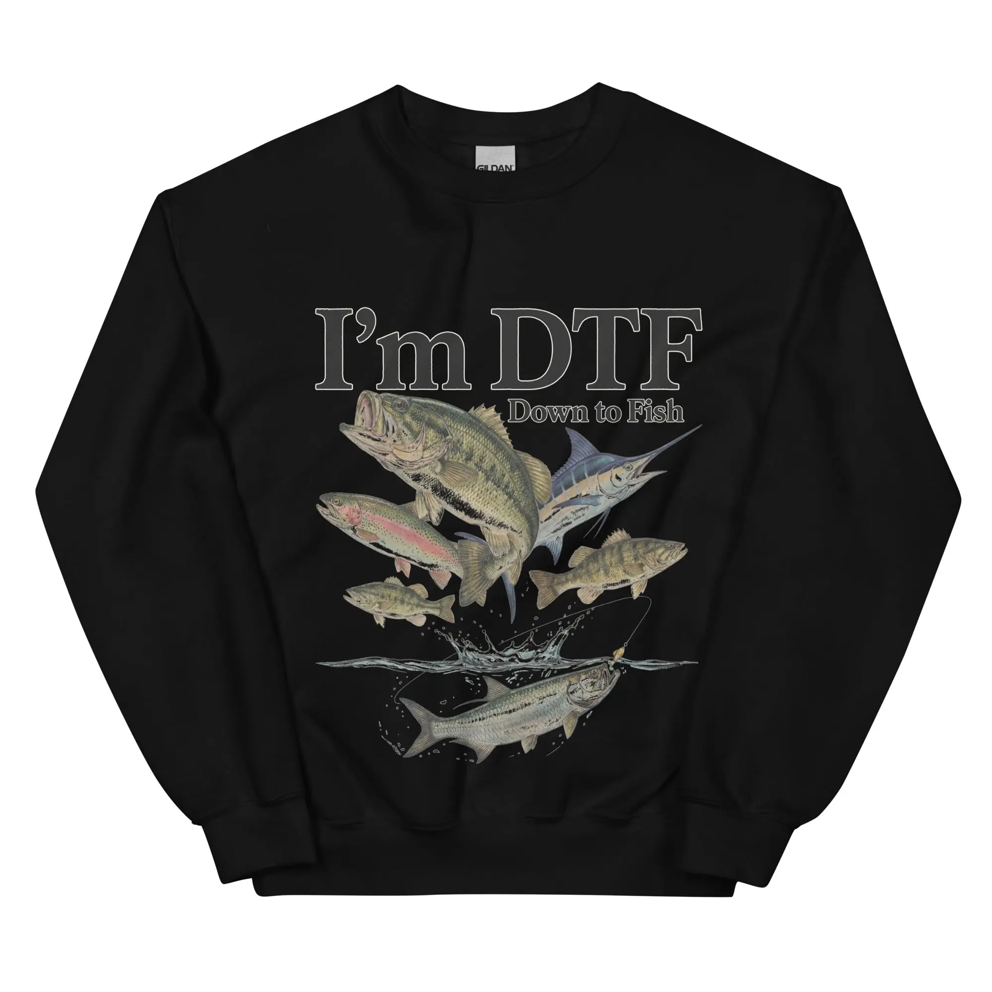 I'm DTF (down to fish) sweatshirt - Image 2