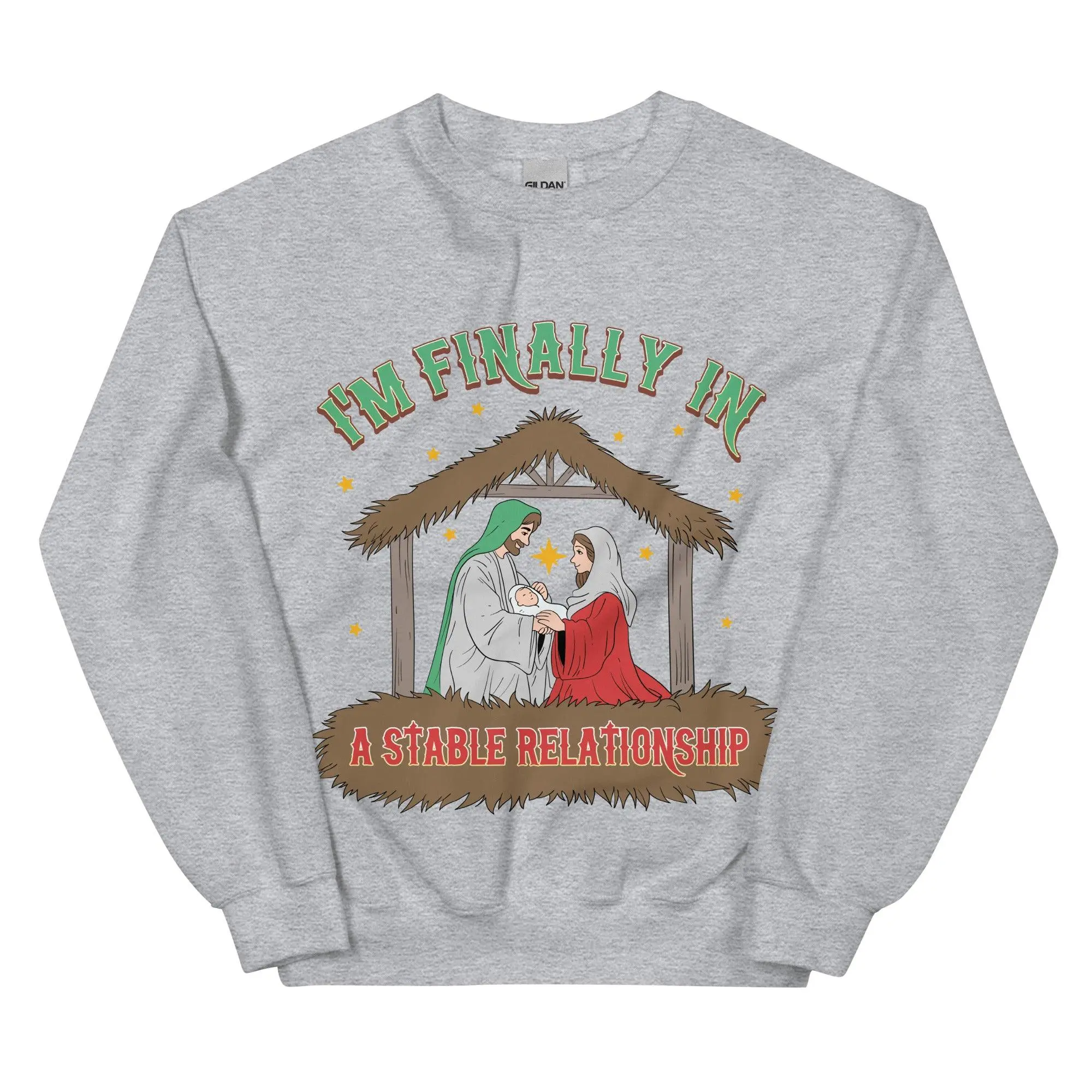 I'm Finally in a Stable Relationship sweatshirt - Image 7