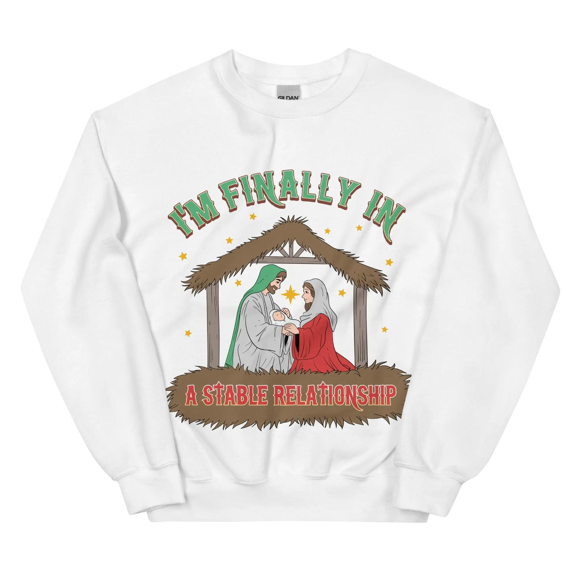 I'm Finally in a Stable Relationship sweatshirt - Image 9