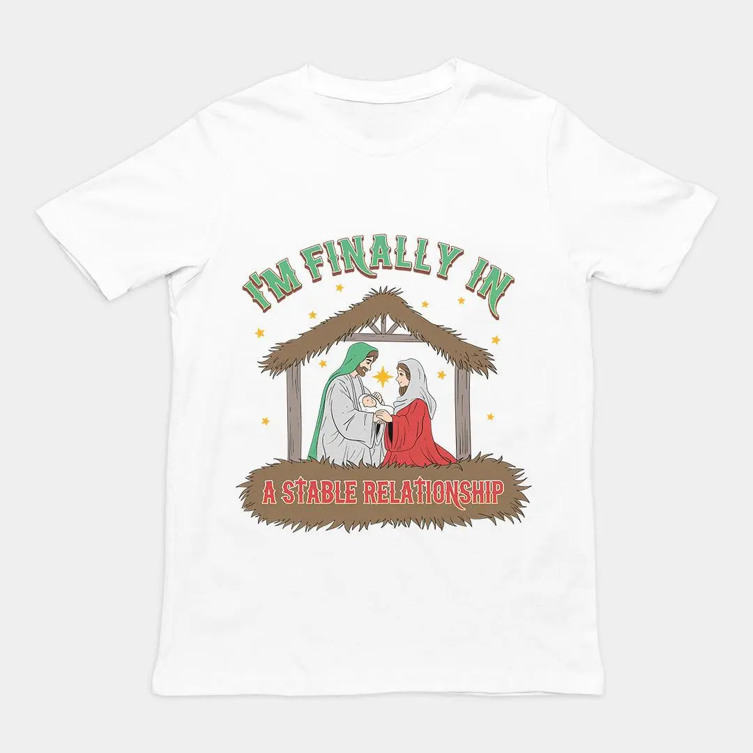 I'm Finally in a Stable Relationship T-Shirt - Image 6