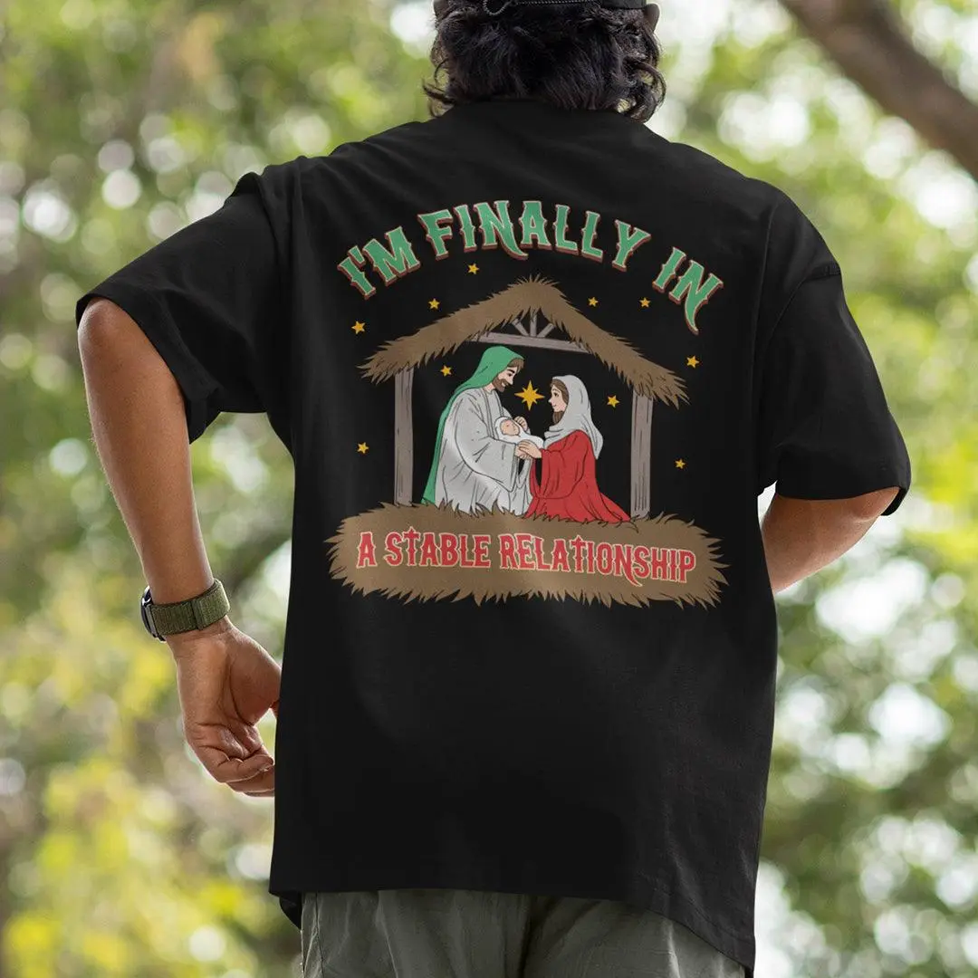 I'm Finally in a Stable Relationship t-shirt (backprint) - Image 7