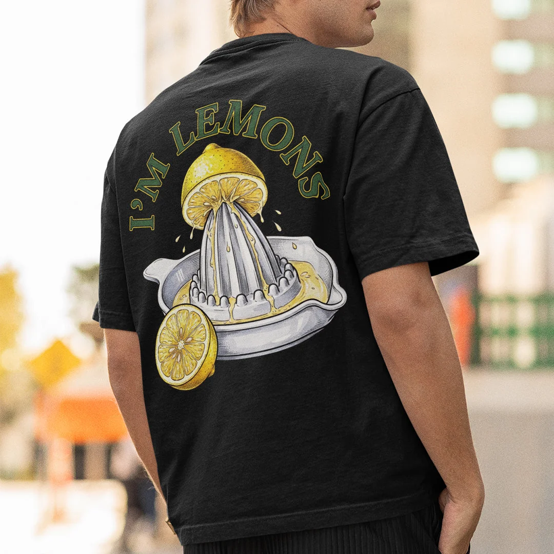I'm lemons T-Shirt (backprint) - Image 7