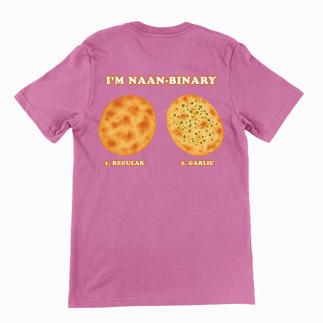 I'm Naanbinary T-Shirt (backprint) - Image 2