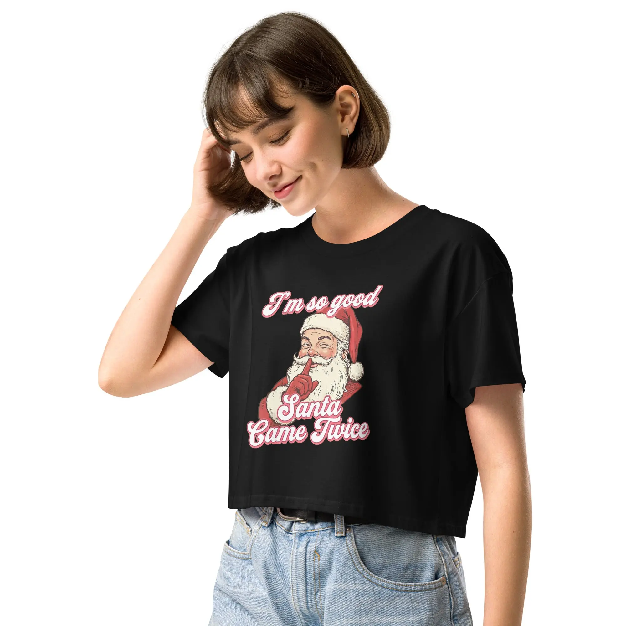 I'm so good Santa Came Twice crop top - Image 6