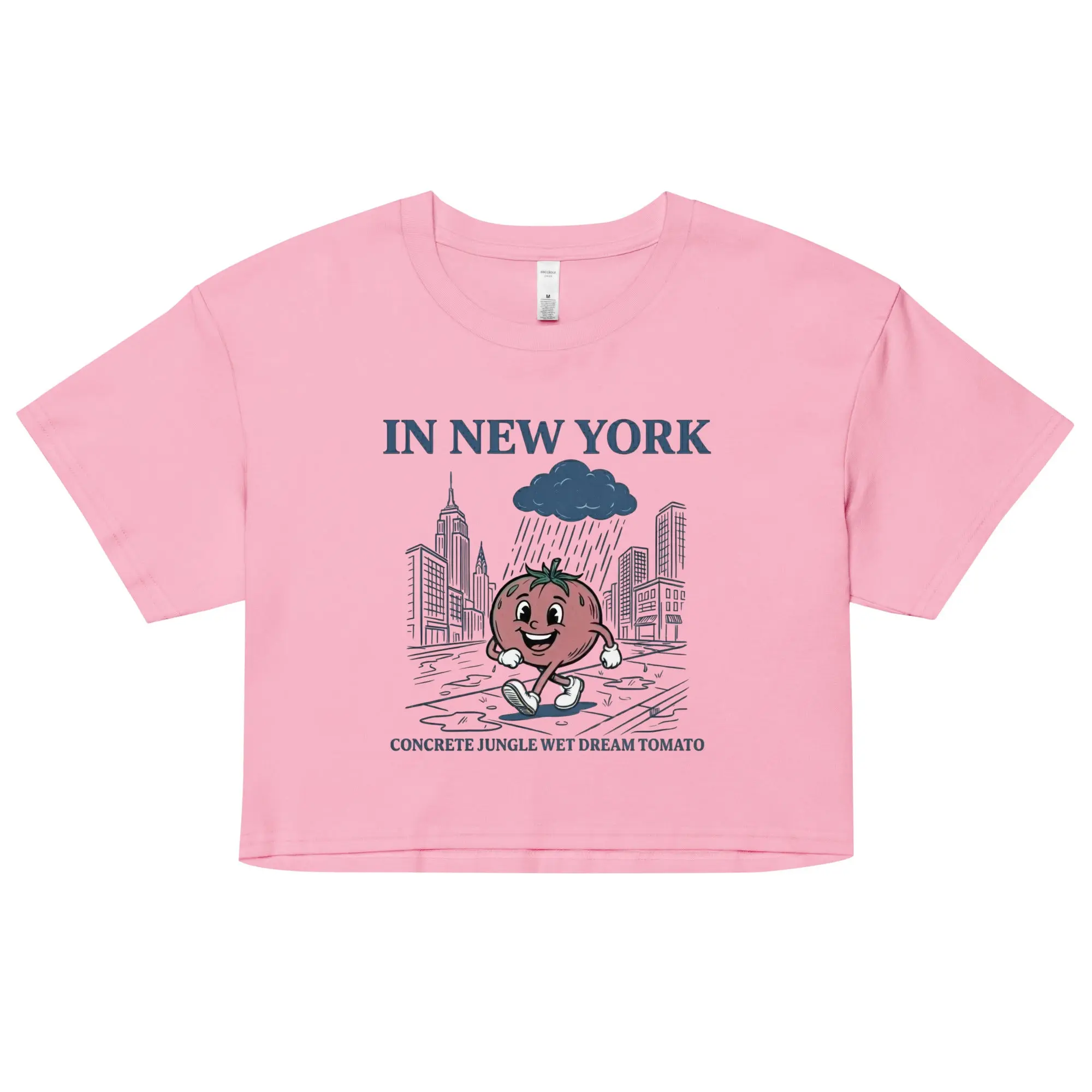 In New York Concrete Jungle Wet Dream Tomato crop top - Image 2