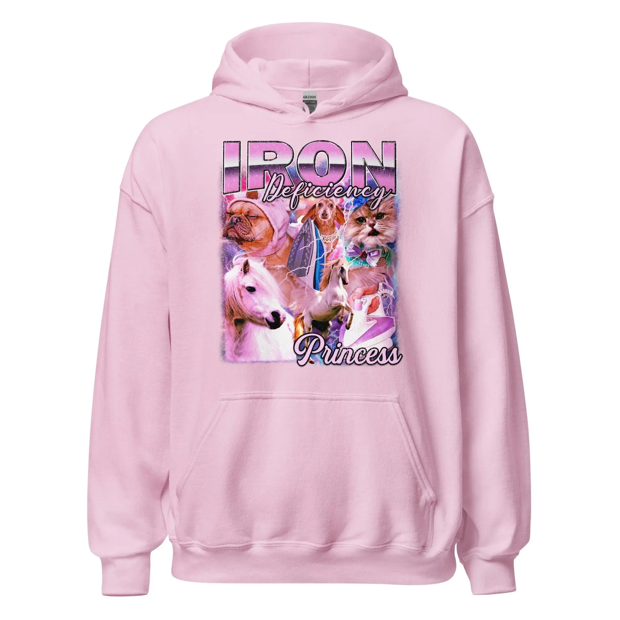 Iron Deficiency Princess Vintage Style Hoodie - Image 6