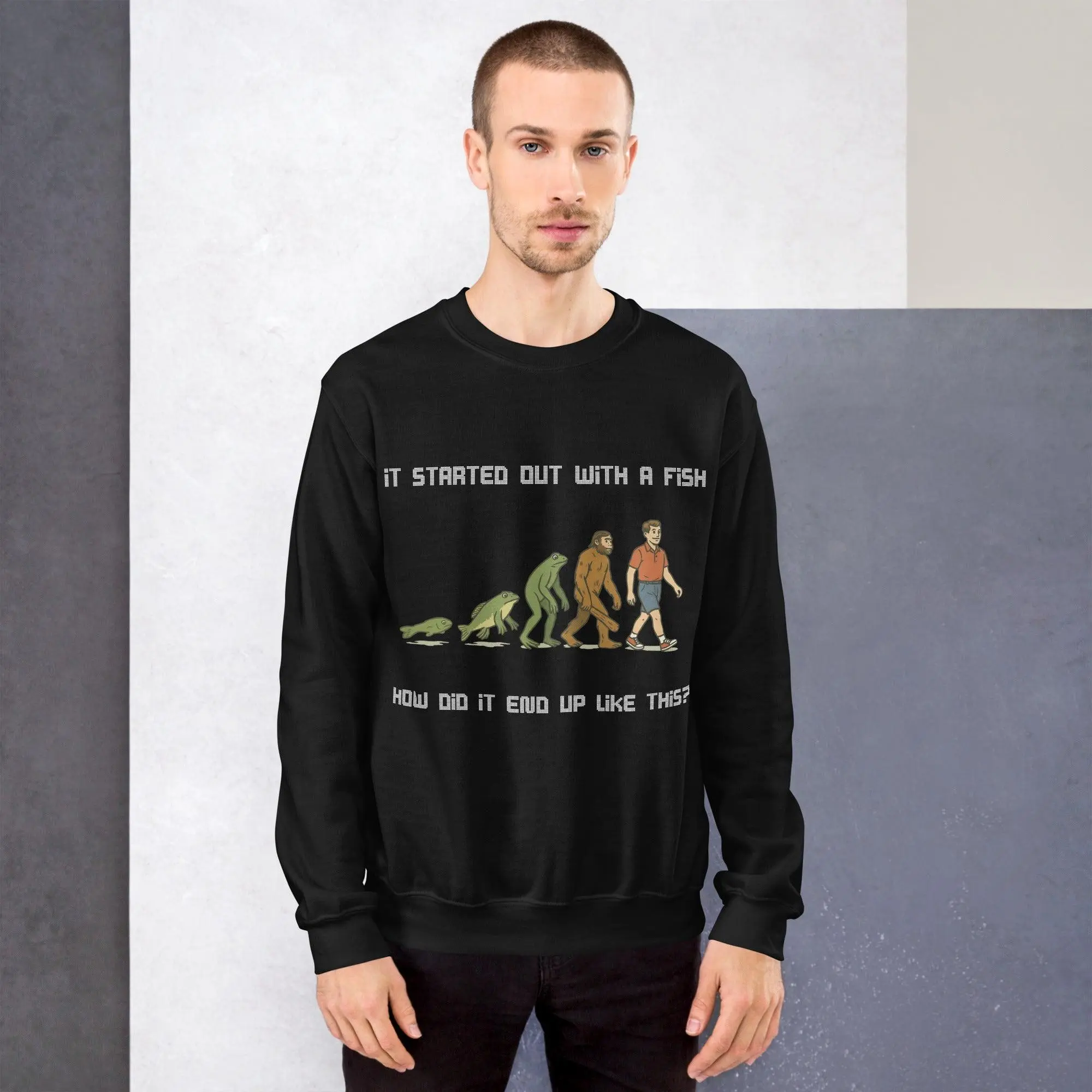 It started out with a fish How did it end up like this sweatshirt - Image 9