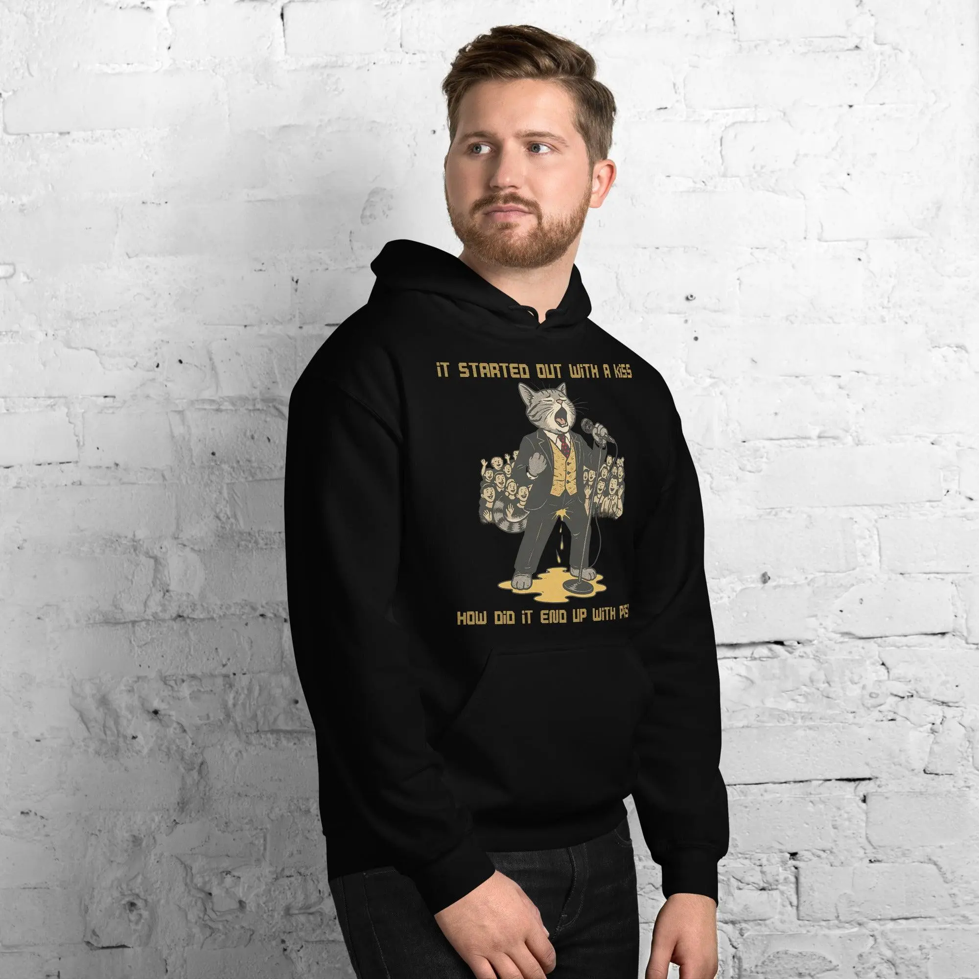 It started out with a kiss, how'd it end up with piss Hoodie - Image 8