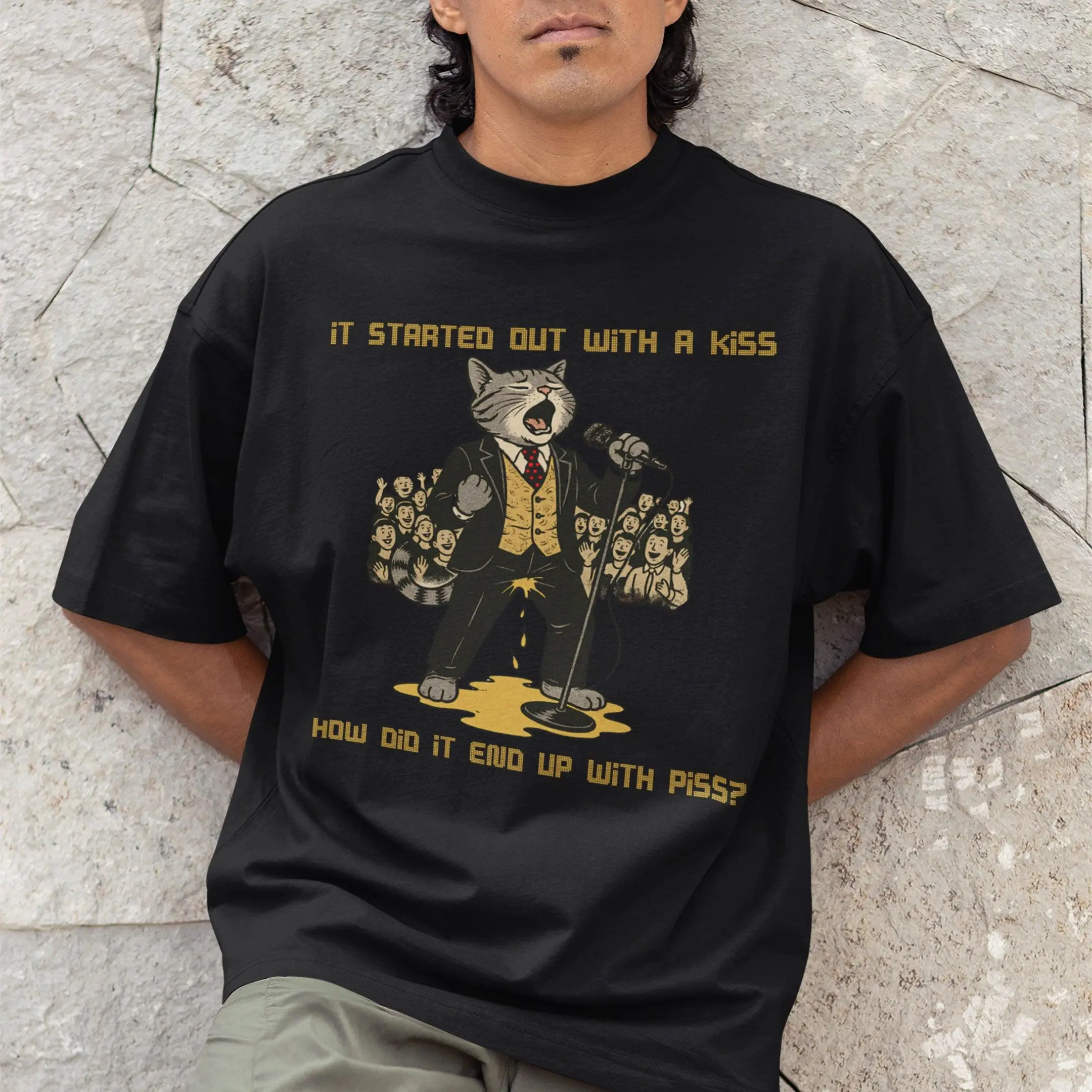 It started out with a kiss, how'd it end up with piss T-Shirt - Image 7