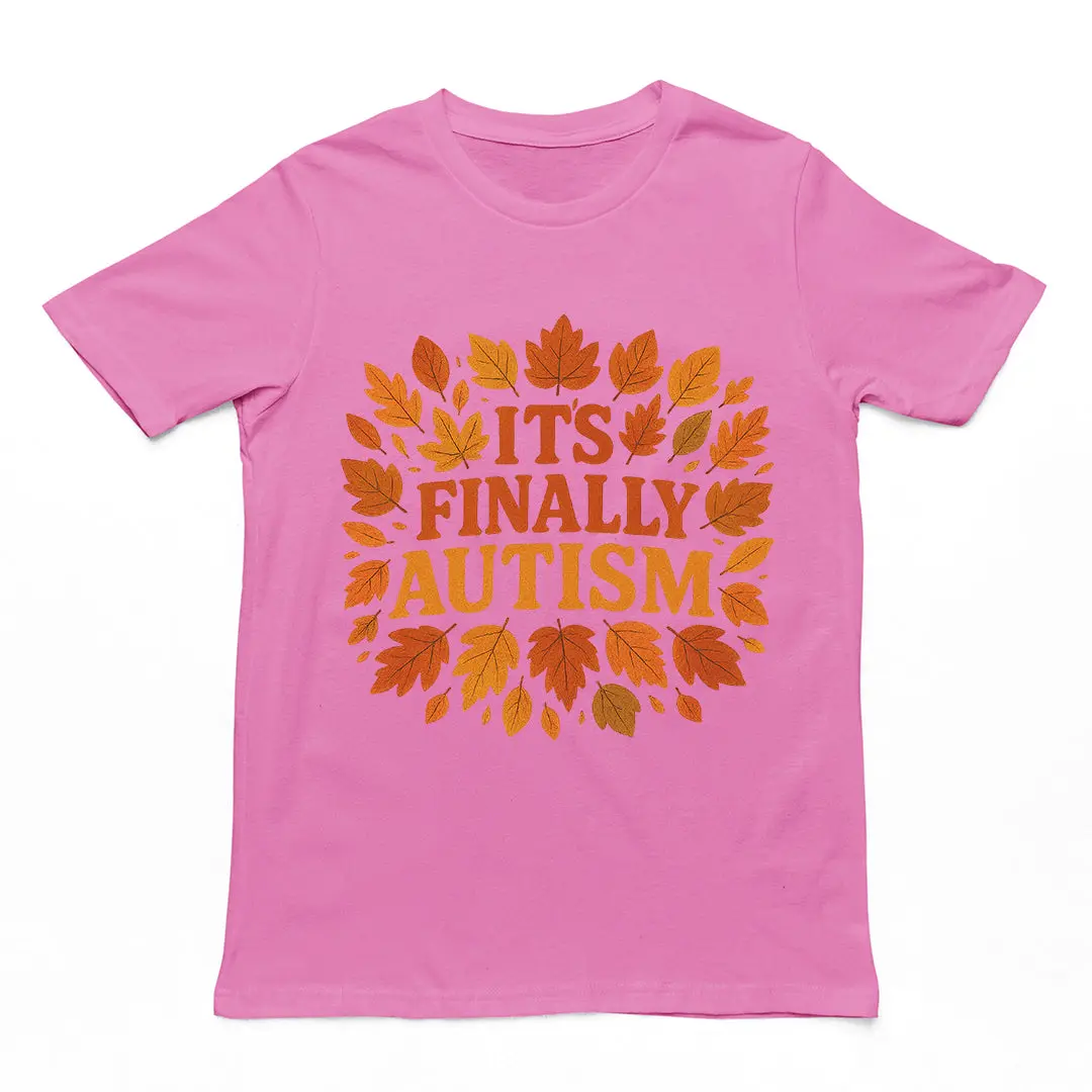 It's Finally Autism T-Shirt - Image 2