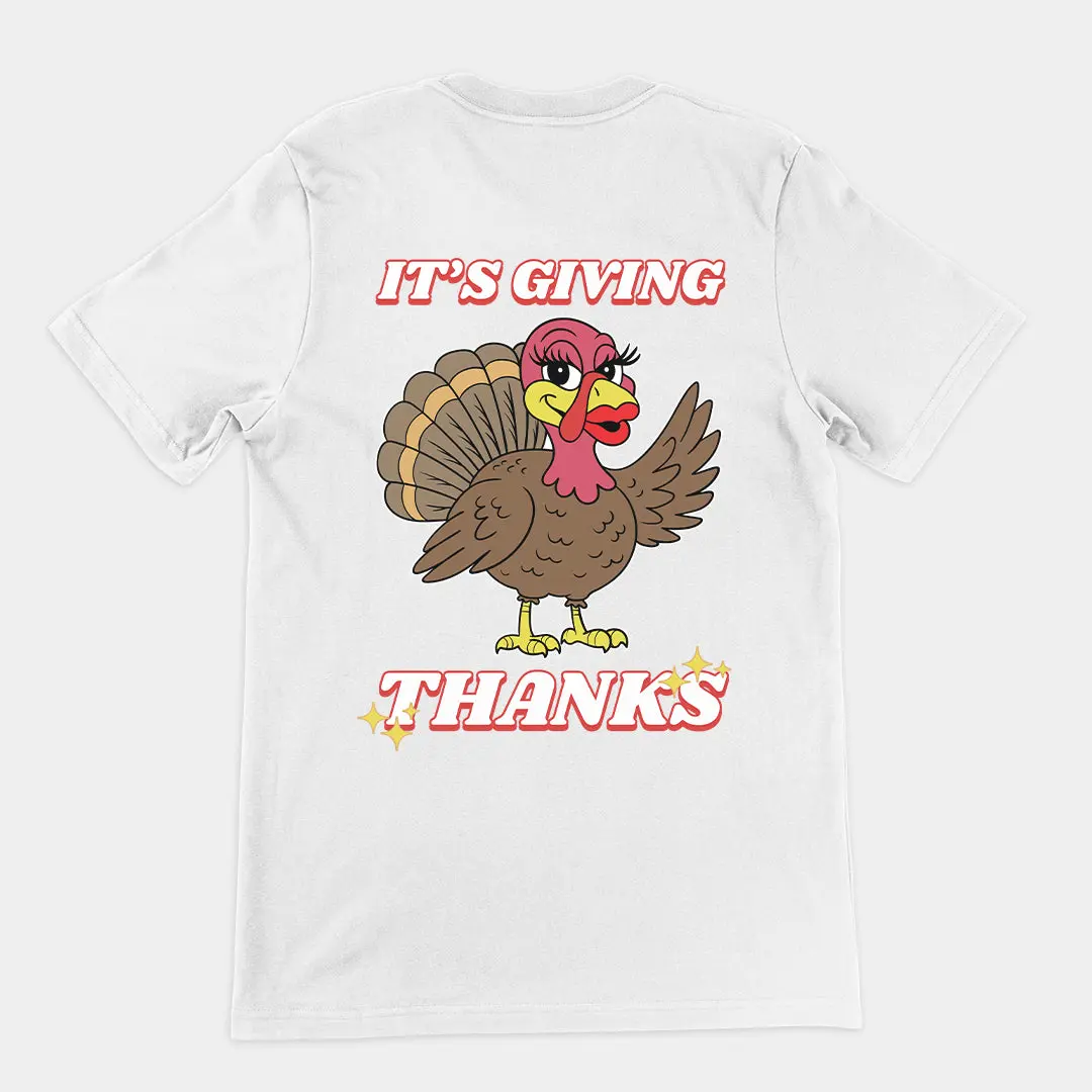 It's giving thanks T-Shirt (backprint) - Image 6