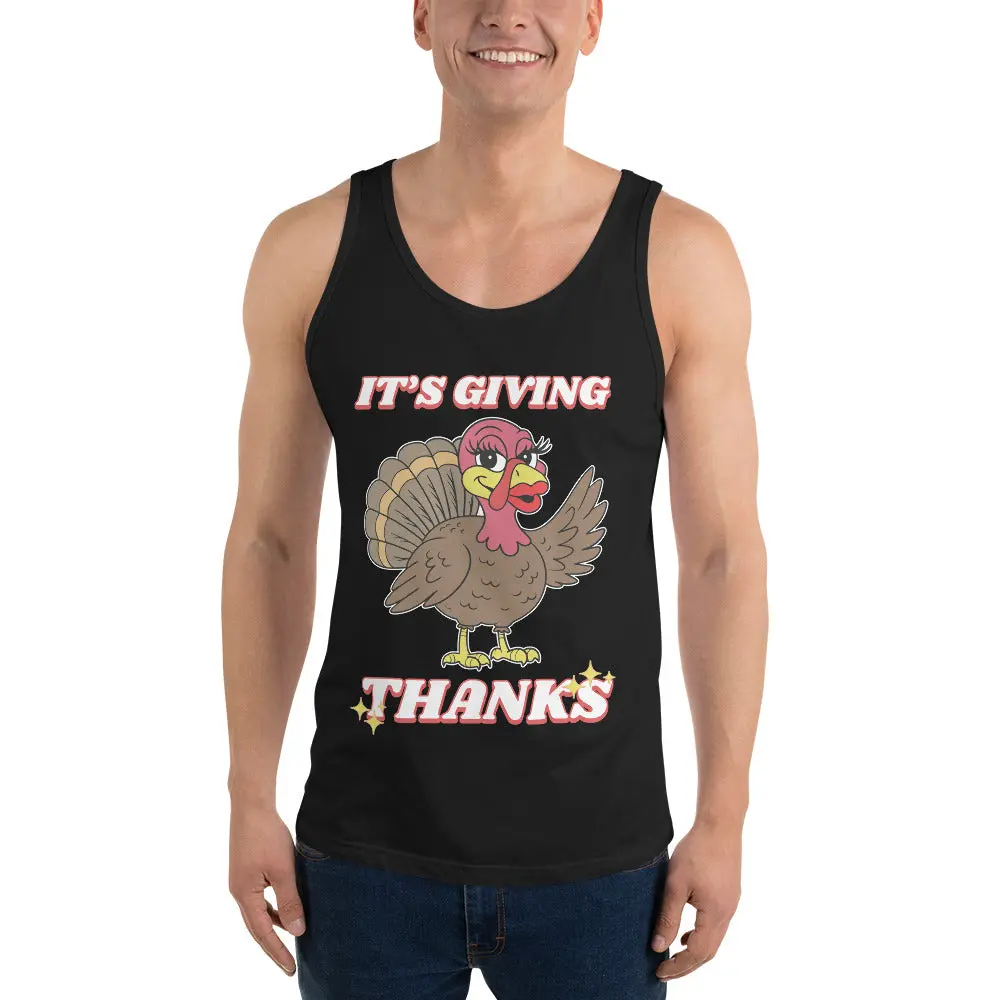 It's giving thanks Tank Top - Image 4