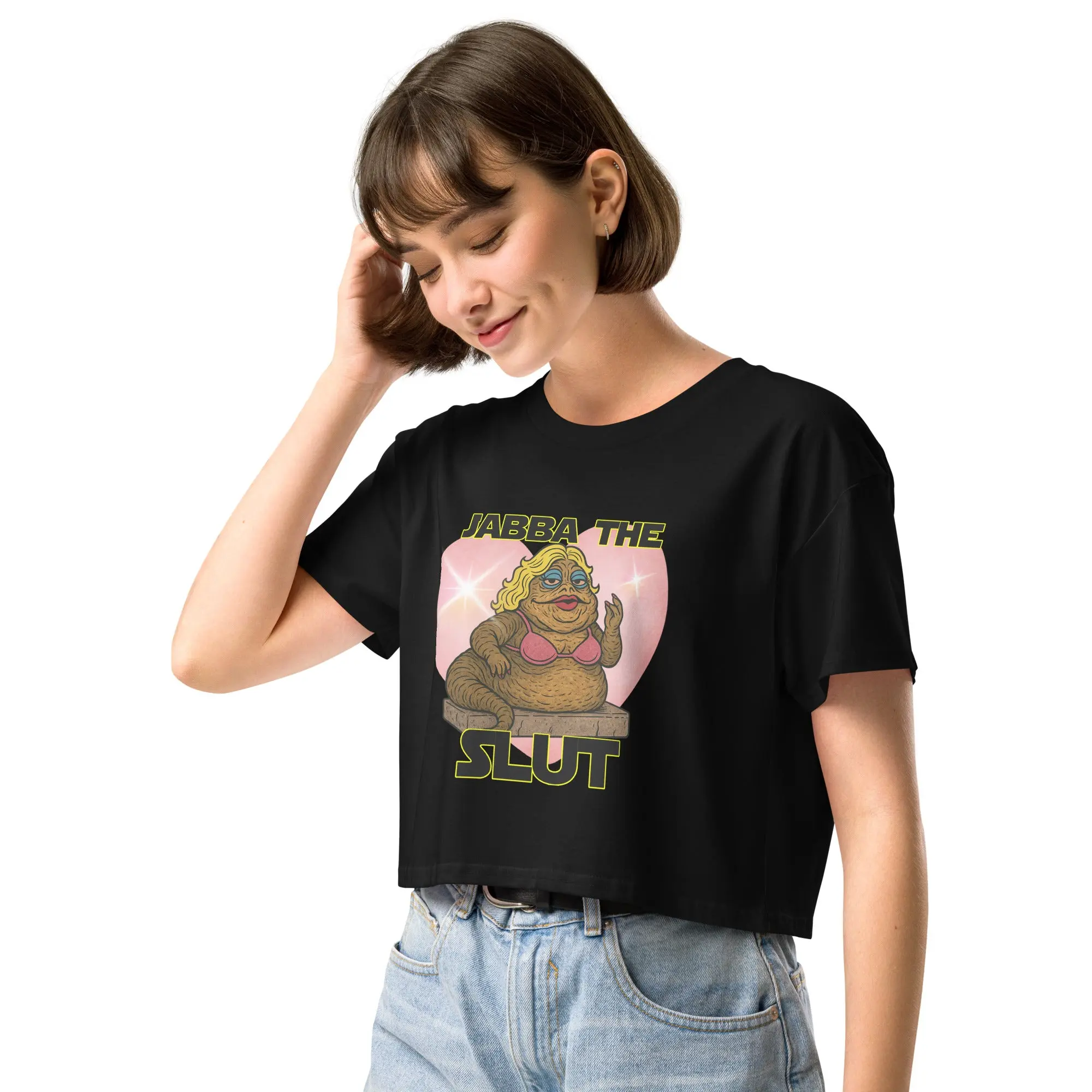 Jabba the Slut Women’s crop top - Image 6
