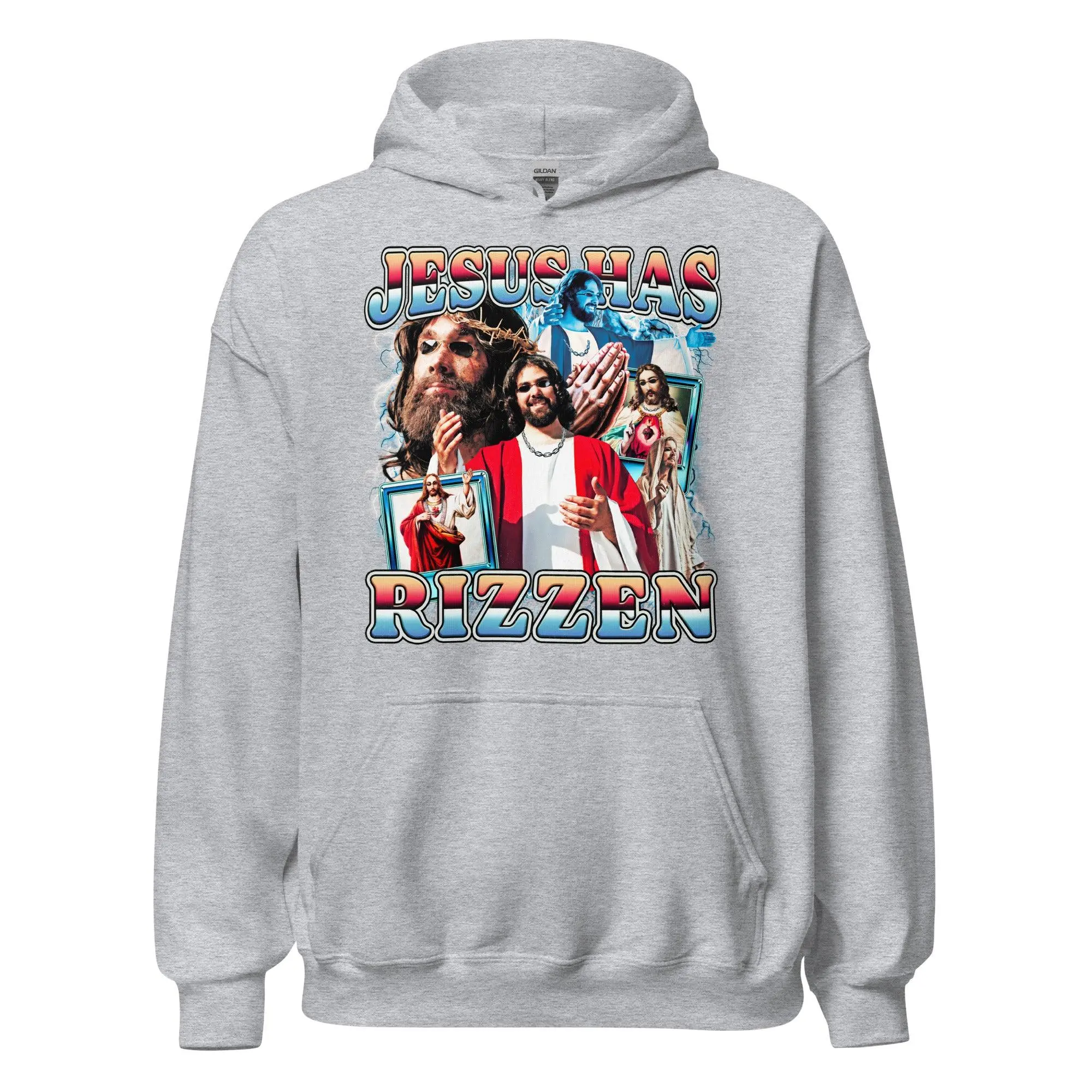 Jesus Has Rizzen (Updated Design) Hoodie - Image 2