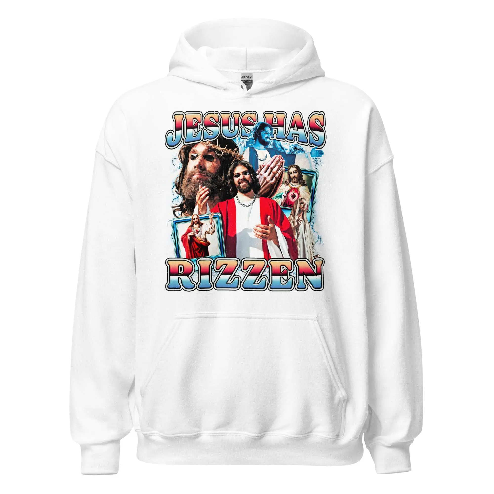 Jesus Has Rizzen (Updated Design) Hoodie - Image 7
