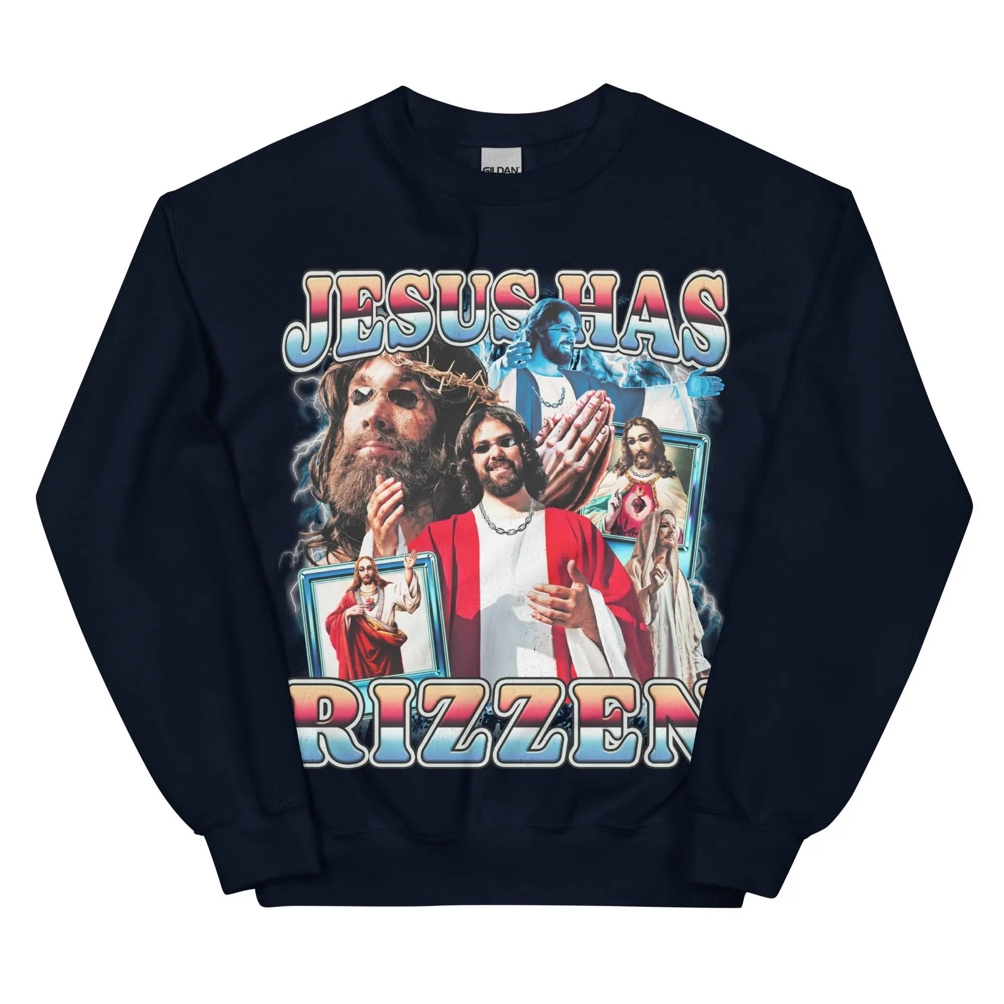 Jesus Has Rizzen (Updated Design) Sweatshirt - Image 2
