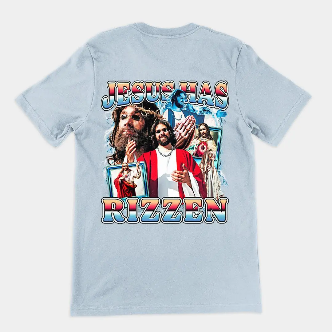 Jesus Has Rizzen (Updated Design) t-shirt (backprint) - Image 4