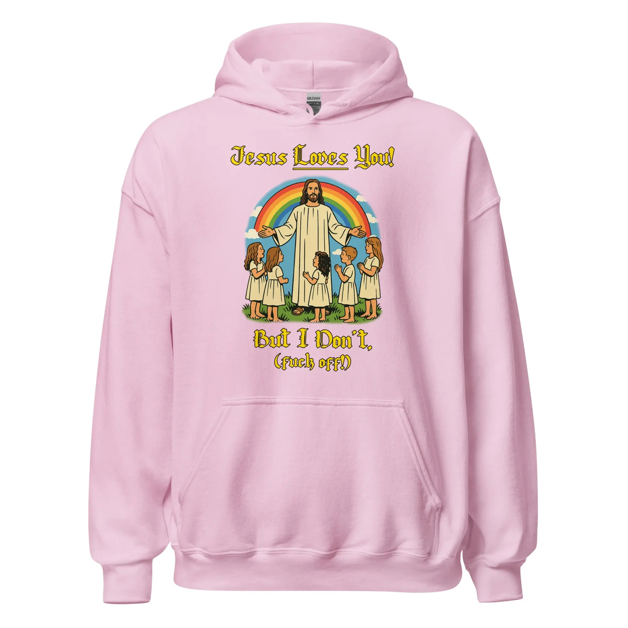 Jesus Loves You! But I don't Hoodie - Image 6