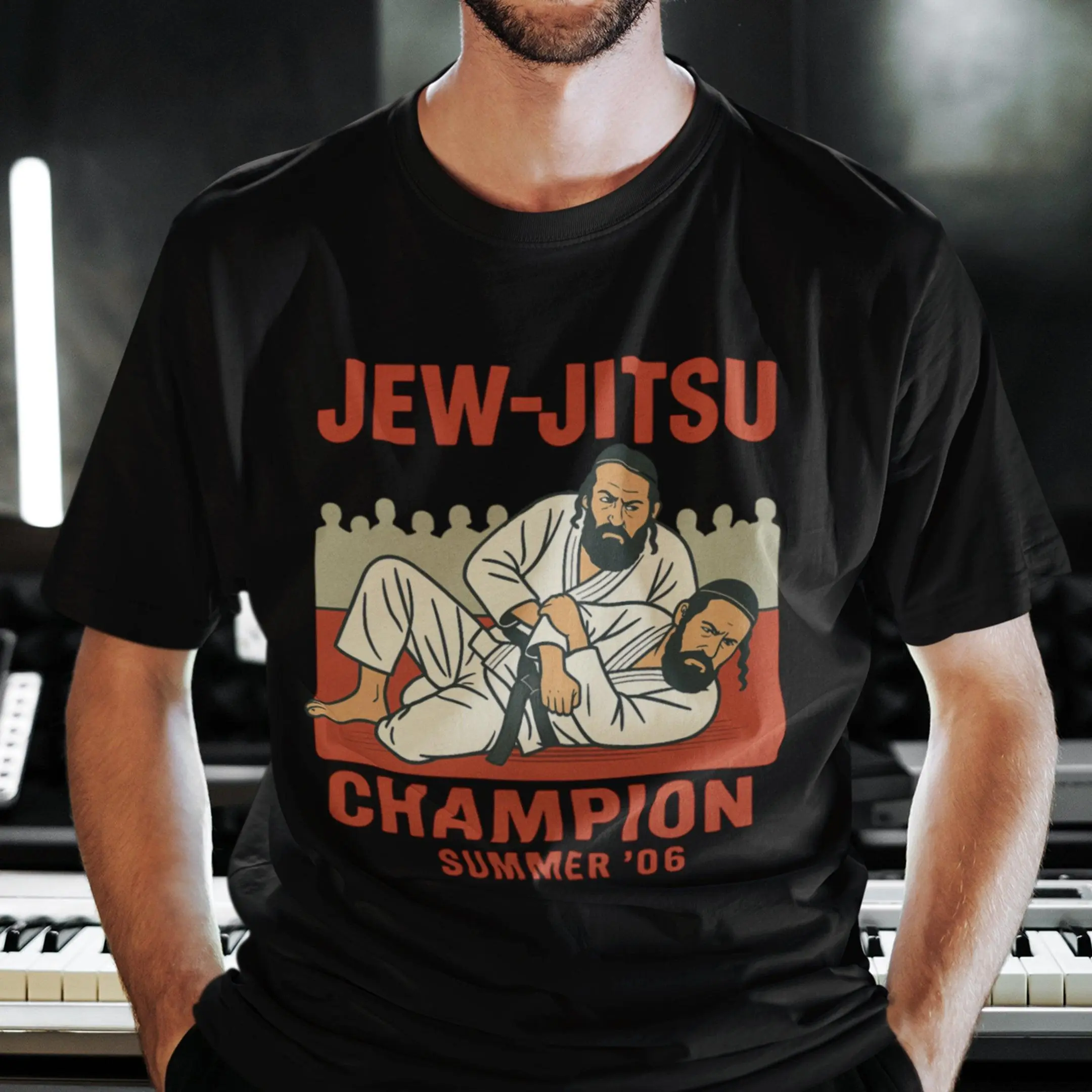 Jew-Jitsu Champion T-Shirt - Image 7