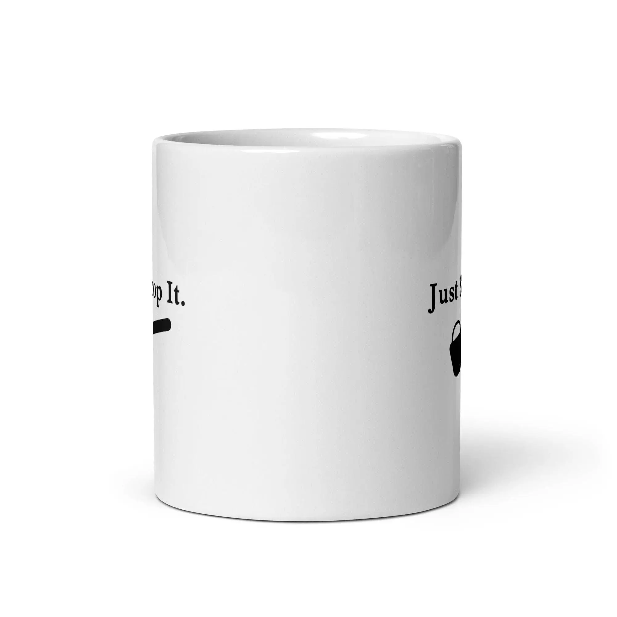 Just Scoop It White glossy mug - Image 4