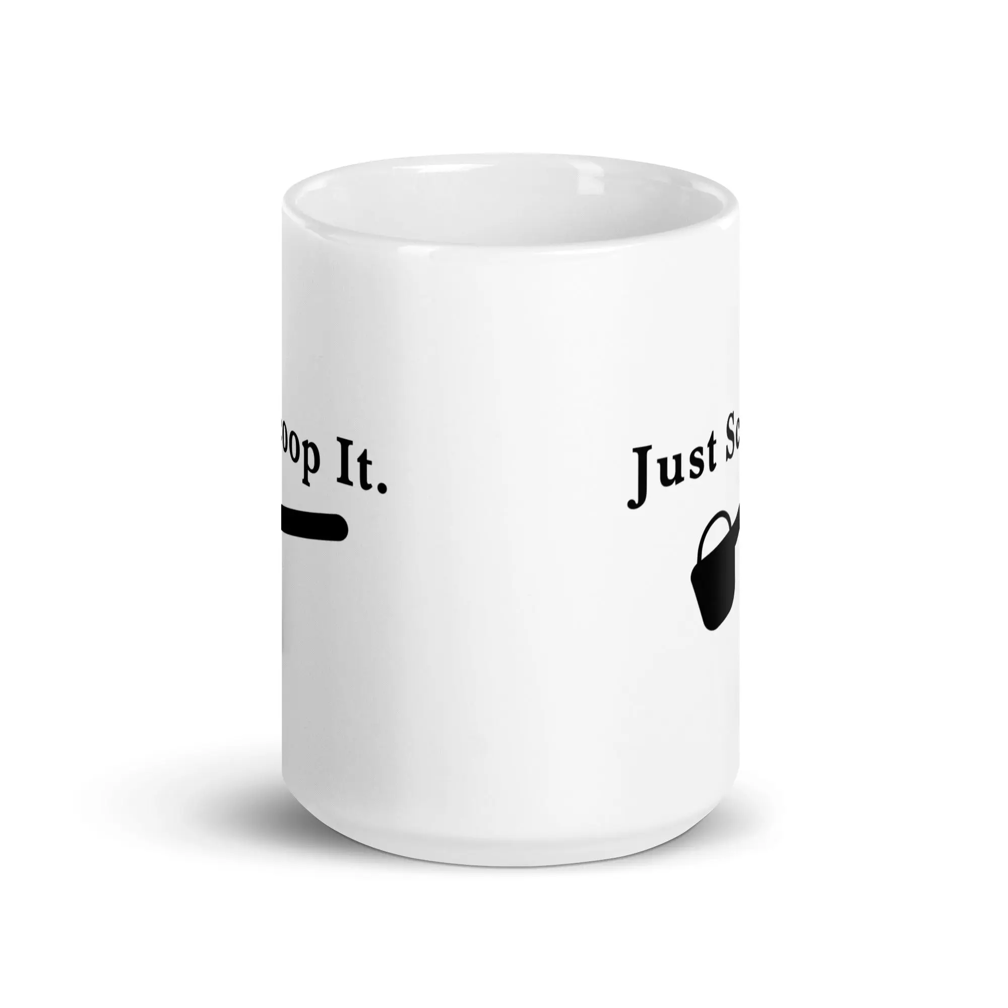 Just Scoop It White glossy mug - Image 7