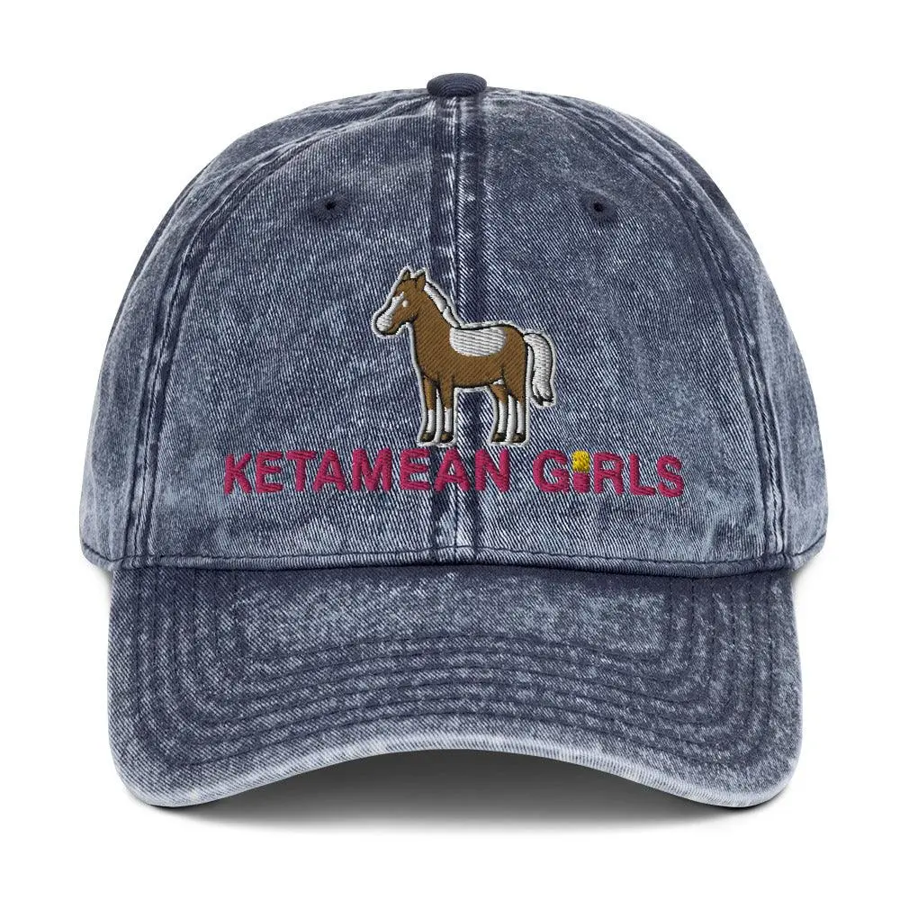 Ketamean Girls Vintage Cotton Twill Cap - Image 7