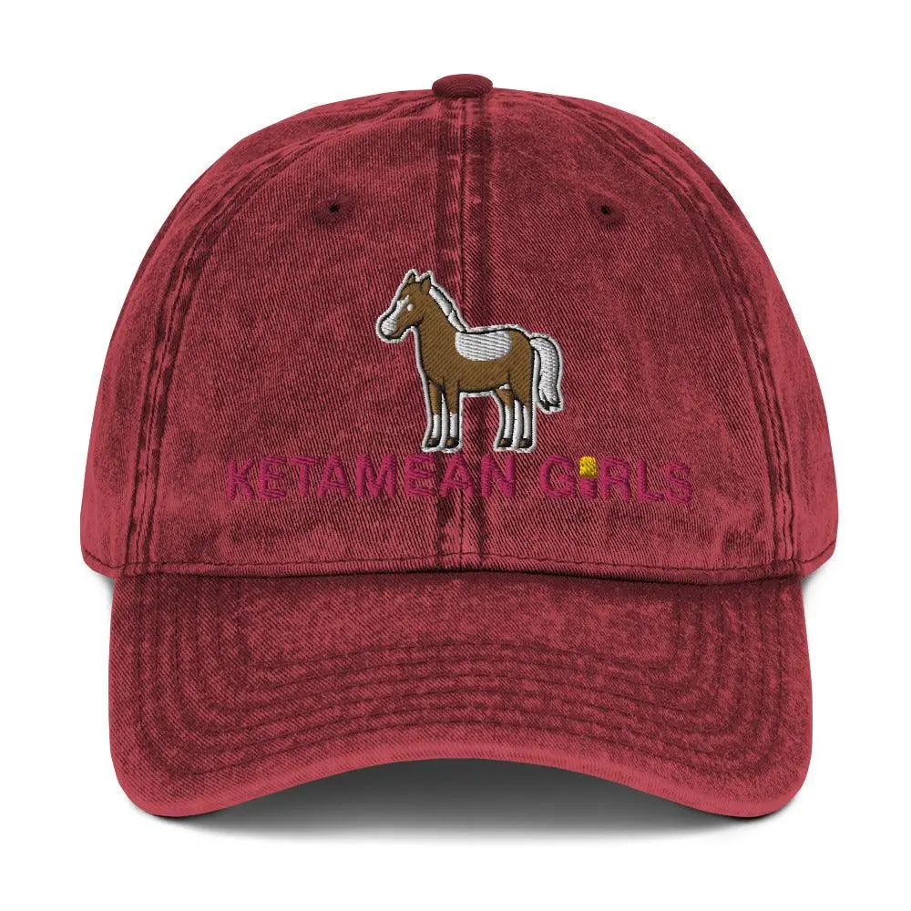 Ketamean Girls Vintage Cotton Twill Cap - Image 8