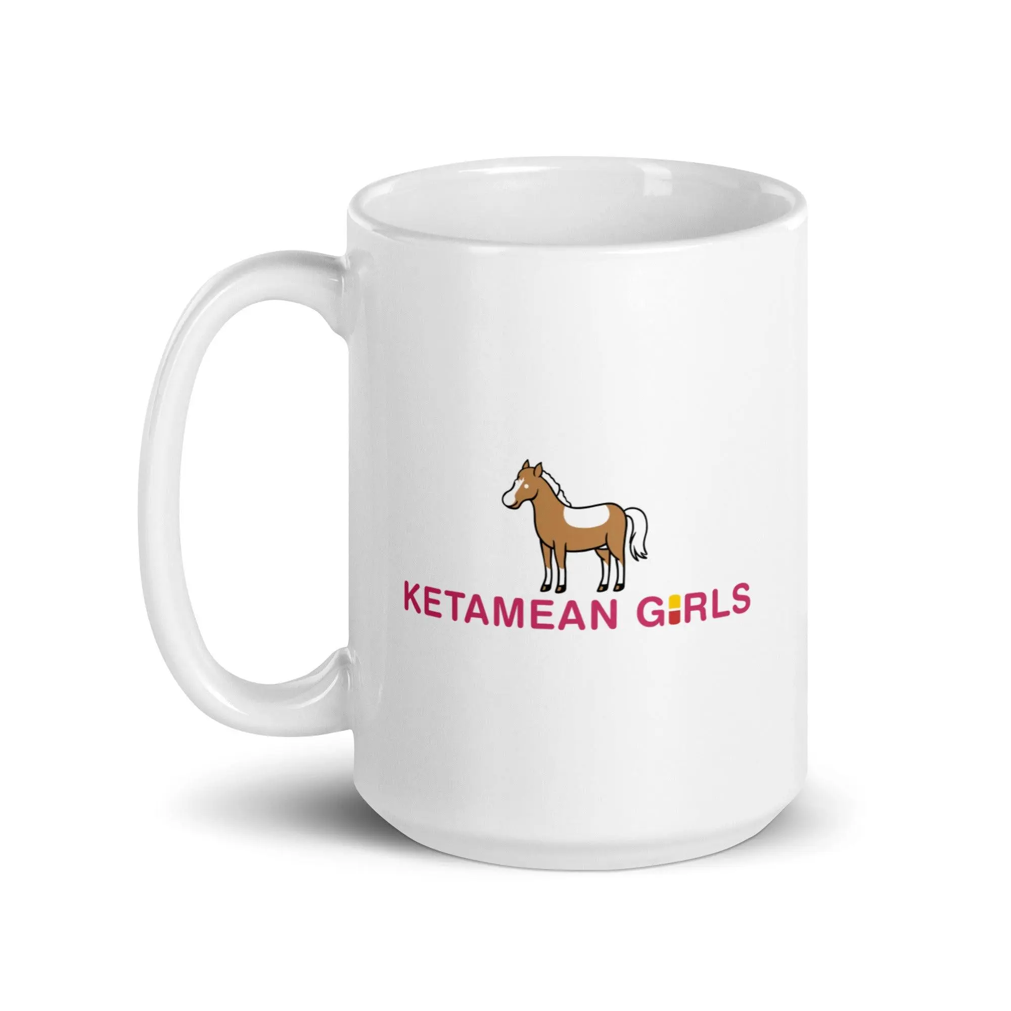 Ketamean Girls White glossy mug - Image 7