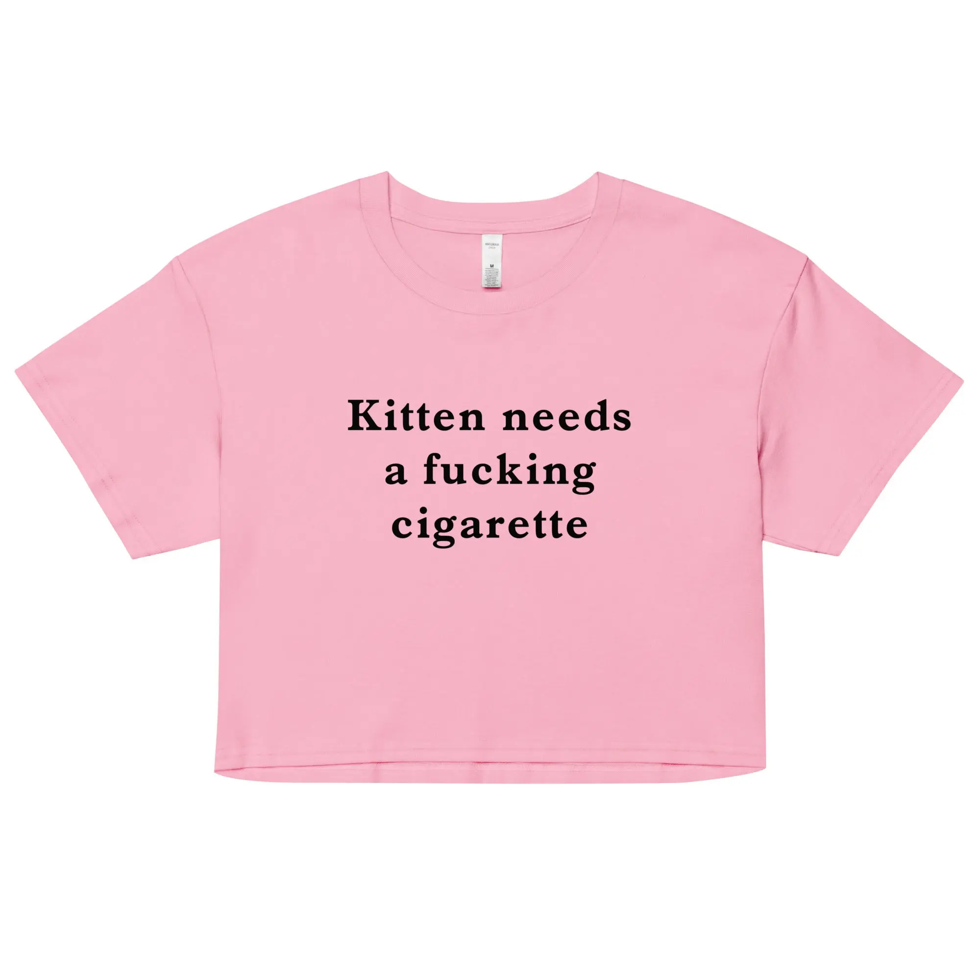 Kitten needs a cigarette crop top - Image 2