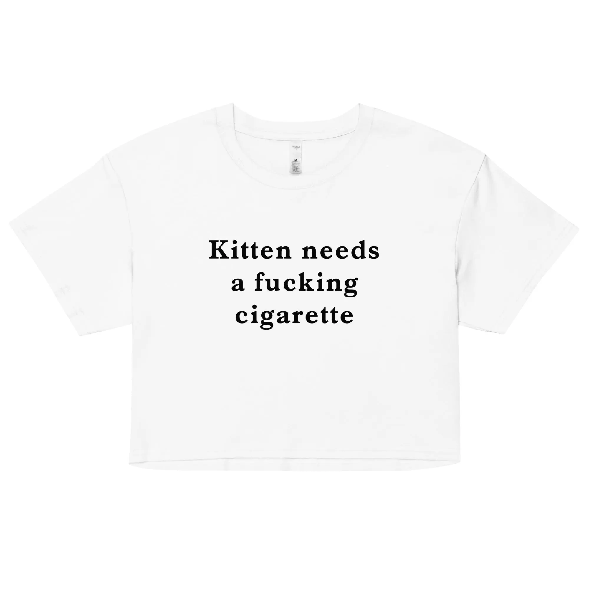 Kitten needs a cigarette crop top - Image 5