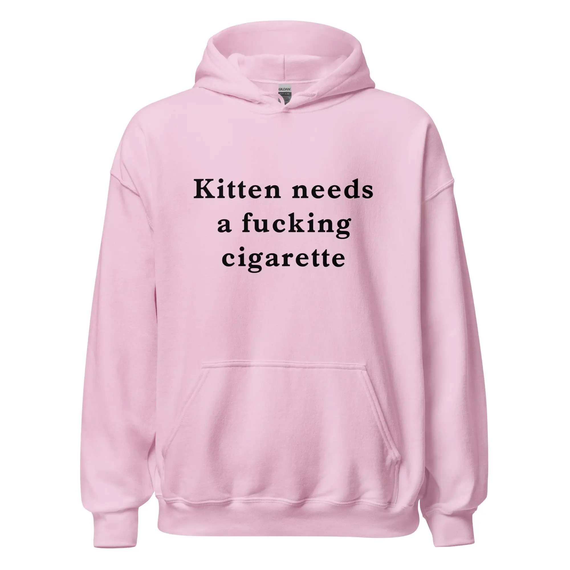 Kitten needs a cigarette Hoodie - Image 6
