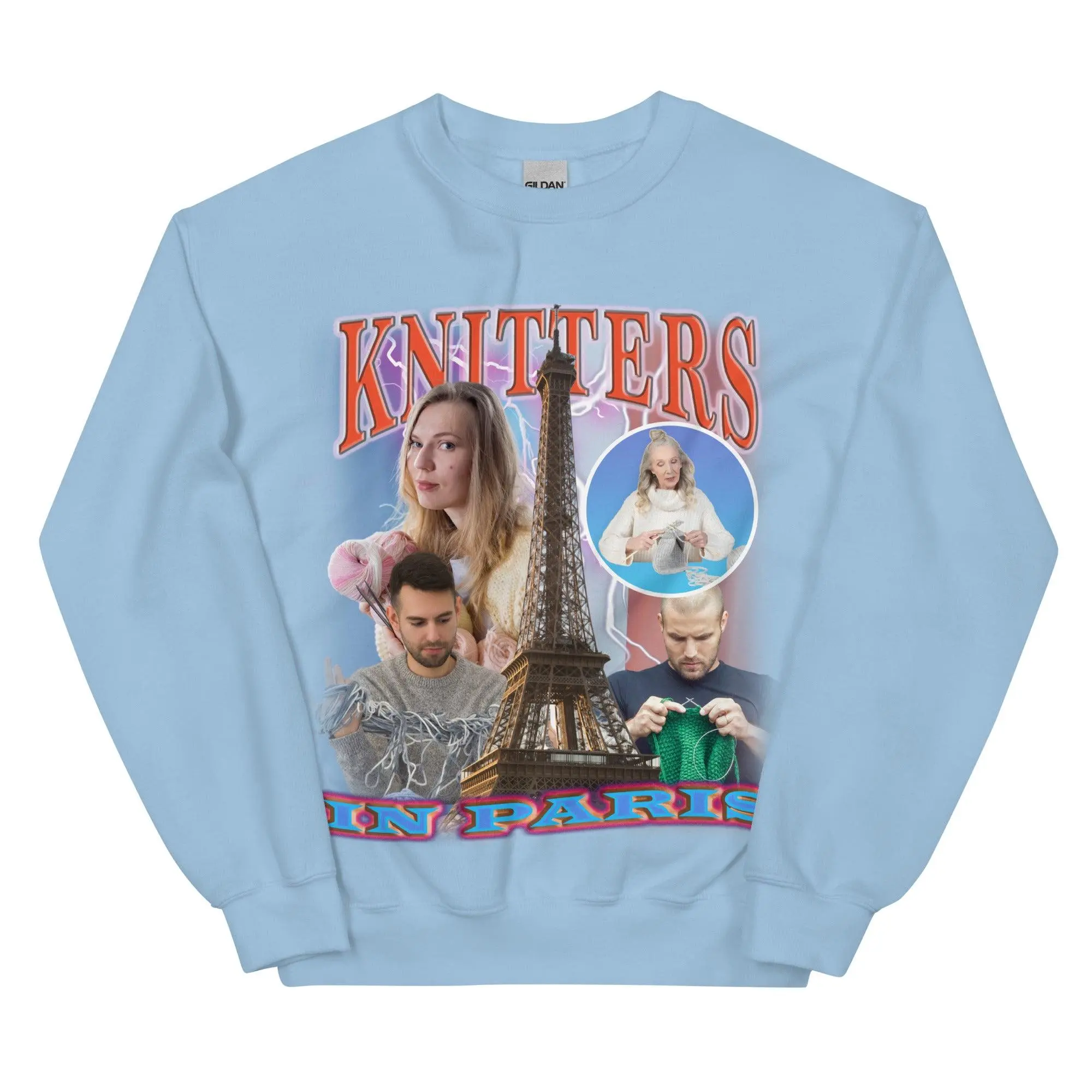 Knitters in Paris Sweatshirt - Image 6