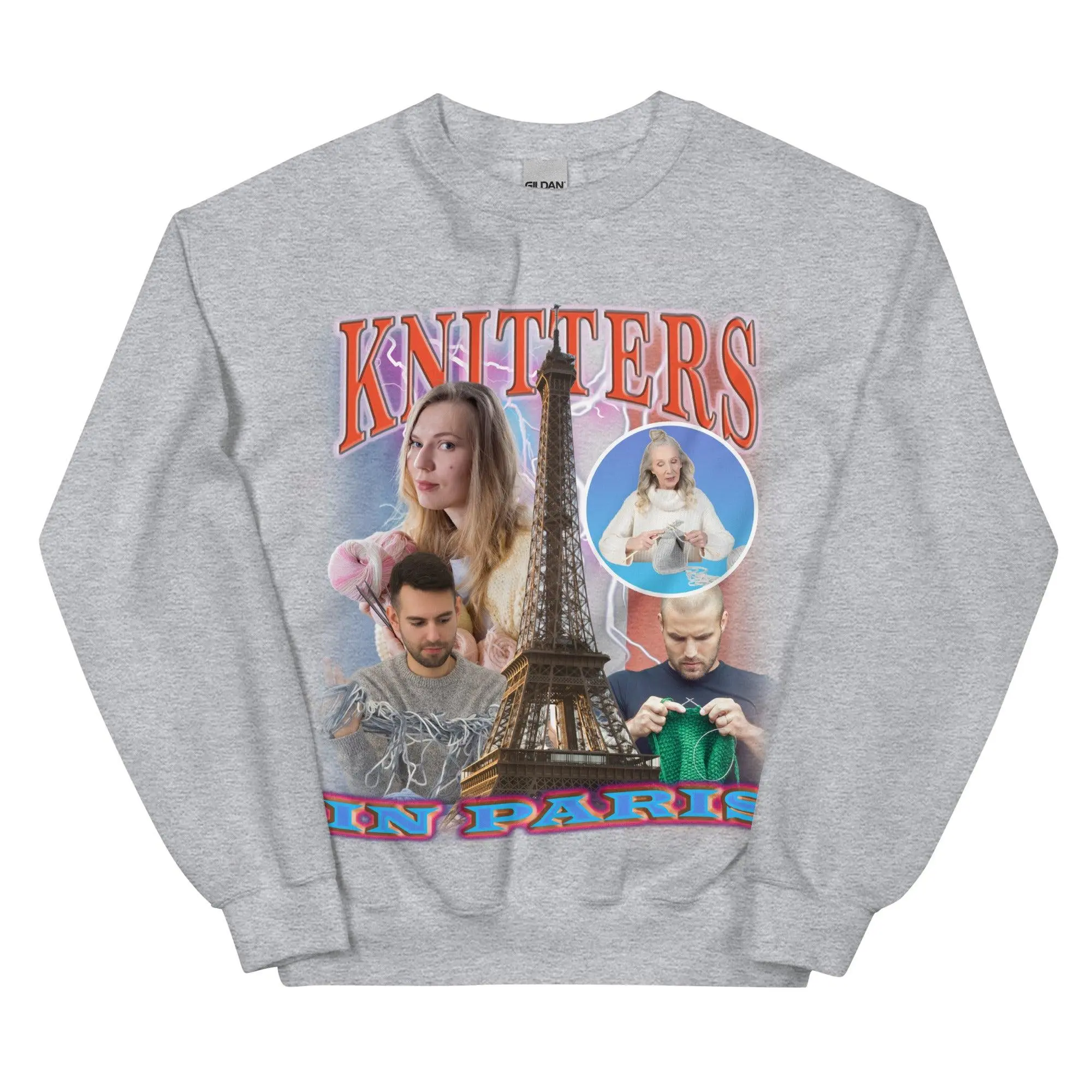 Knitters in Paris Sweatshirt - Image 7