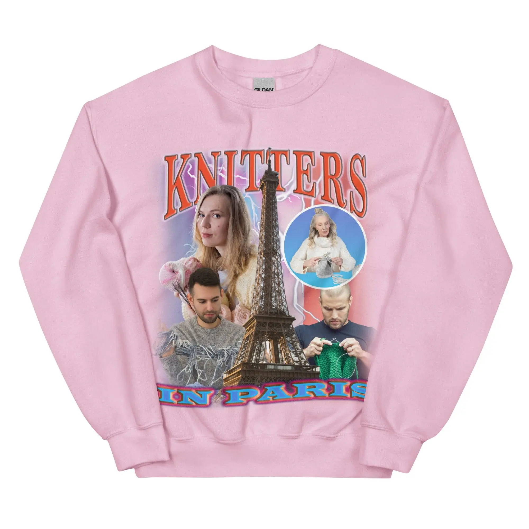 Knitters in Paris Sweatshirt - Image 8