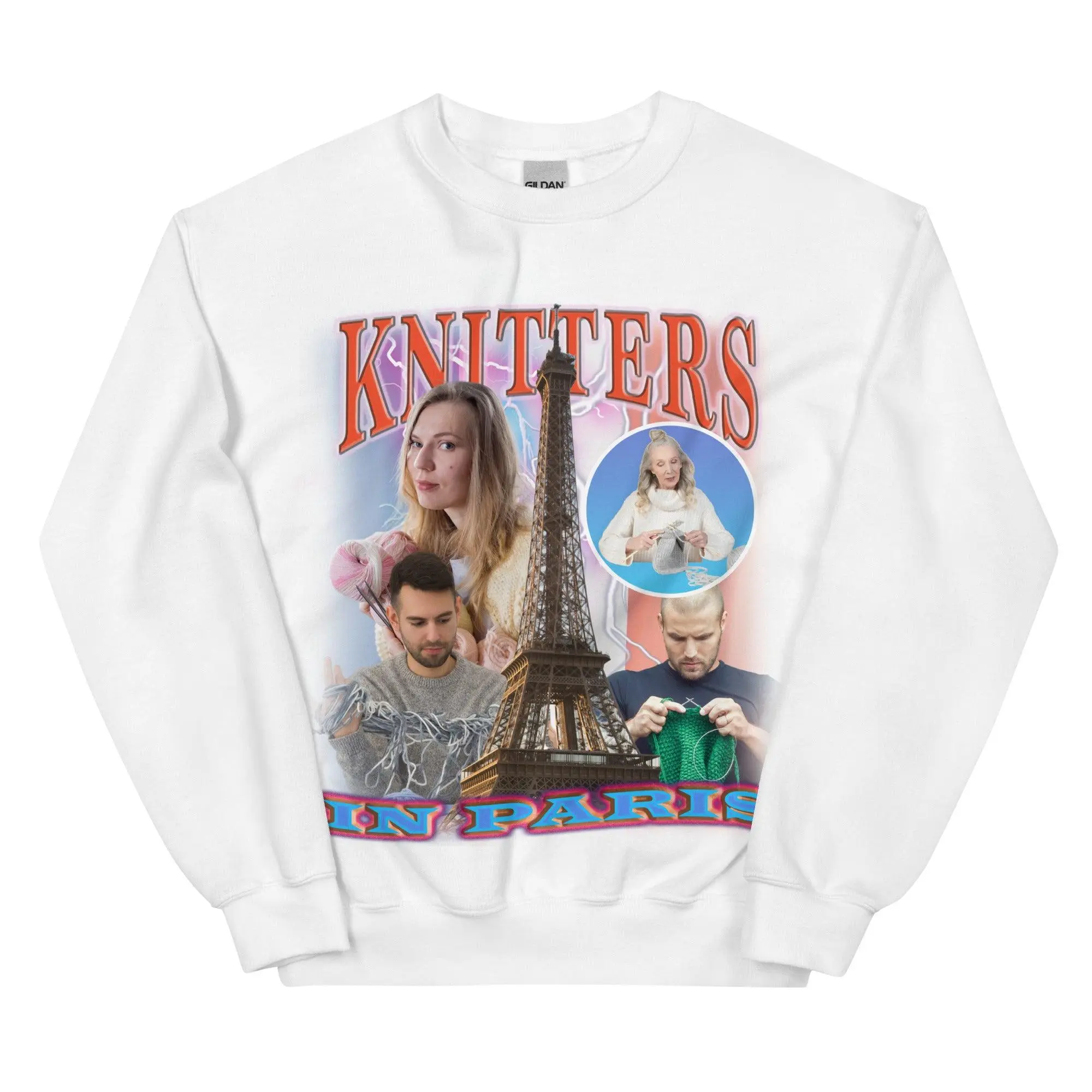 Knitters in Paris Sweatshirt - Image 9