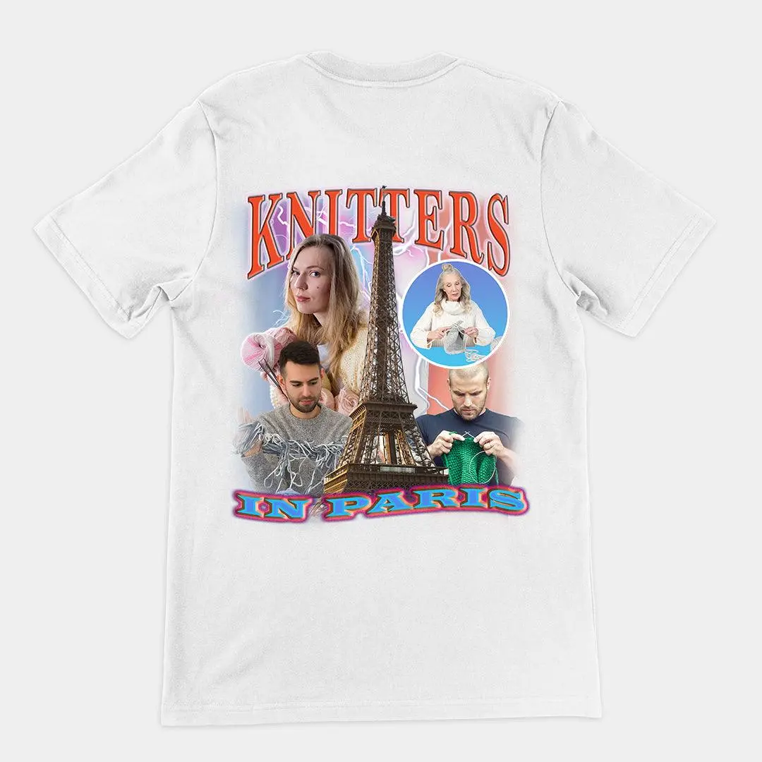 Knitters in Paris t-shirt (backprint) - Image 6
