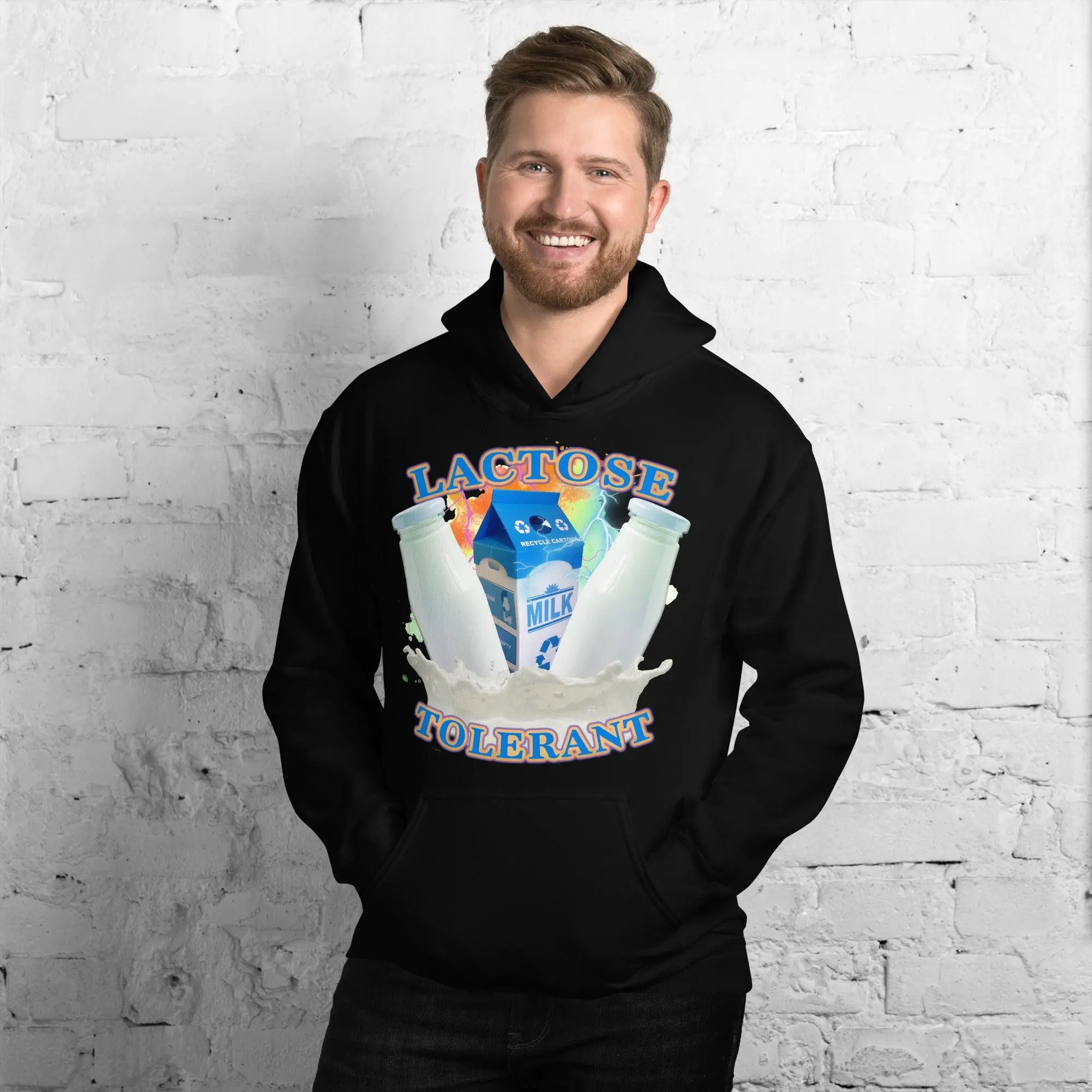 Lactose Tolerant (OG Design) Hoodie - Image 8