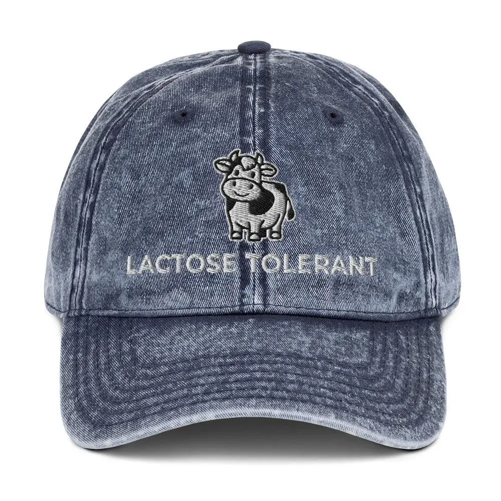 Lactose Tolerant Vintage Cotton Twill Cap - Image 7